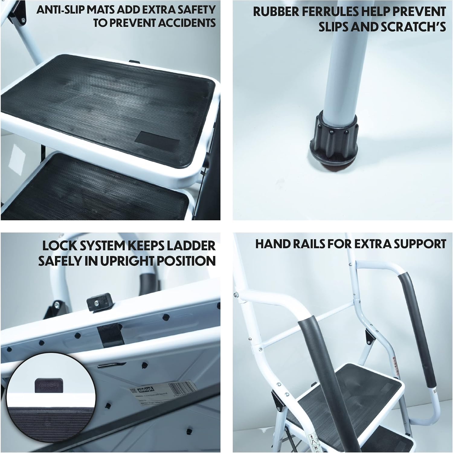 Step Stool with Handrail