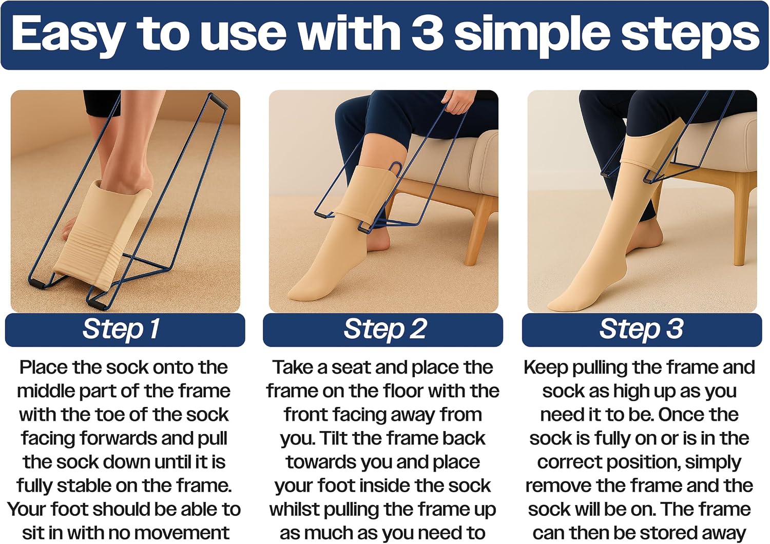 Tall Compression Stocking Frame - VM947C