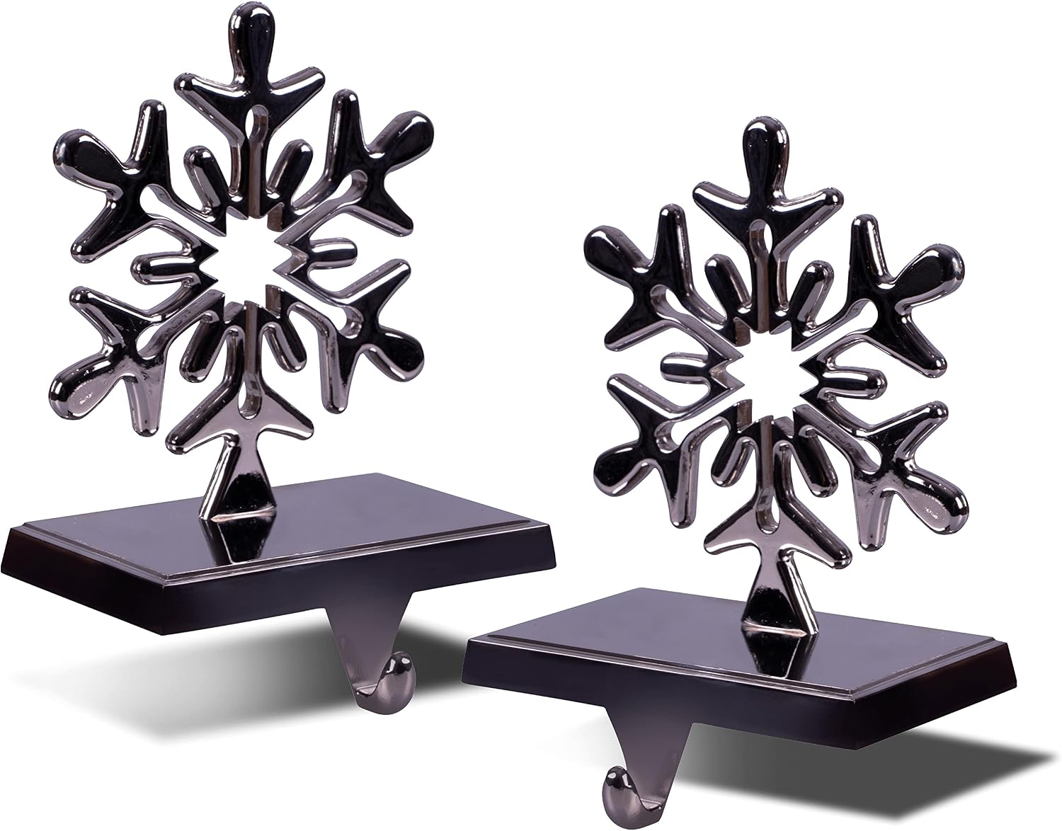 St Helens Home & Garden Christmas Stocking Holders Snowflake Set of 2 - GH9054