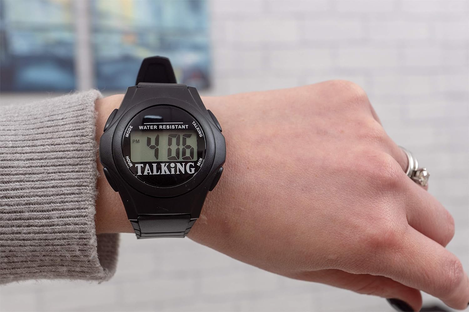 Aidapt Talking Waterproof Watch Large Digits With Alarm - VM302A