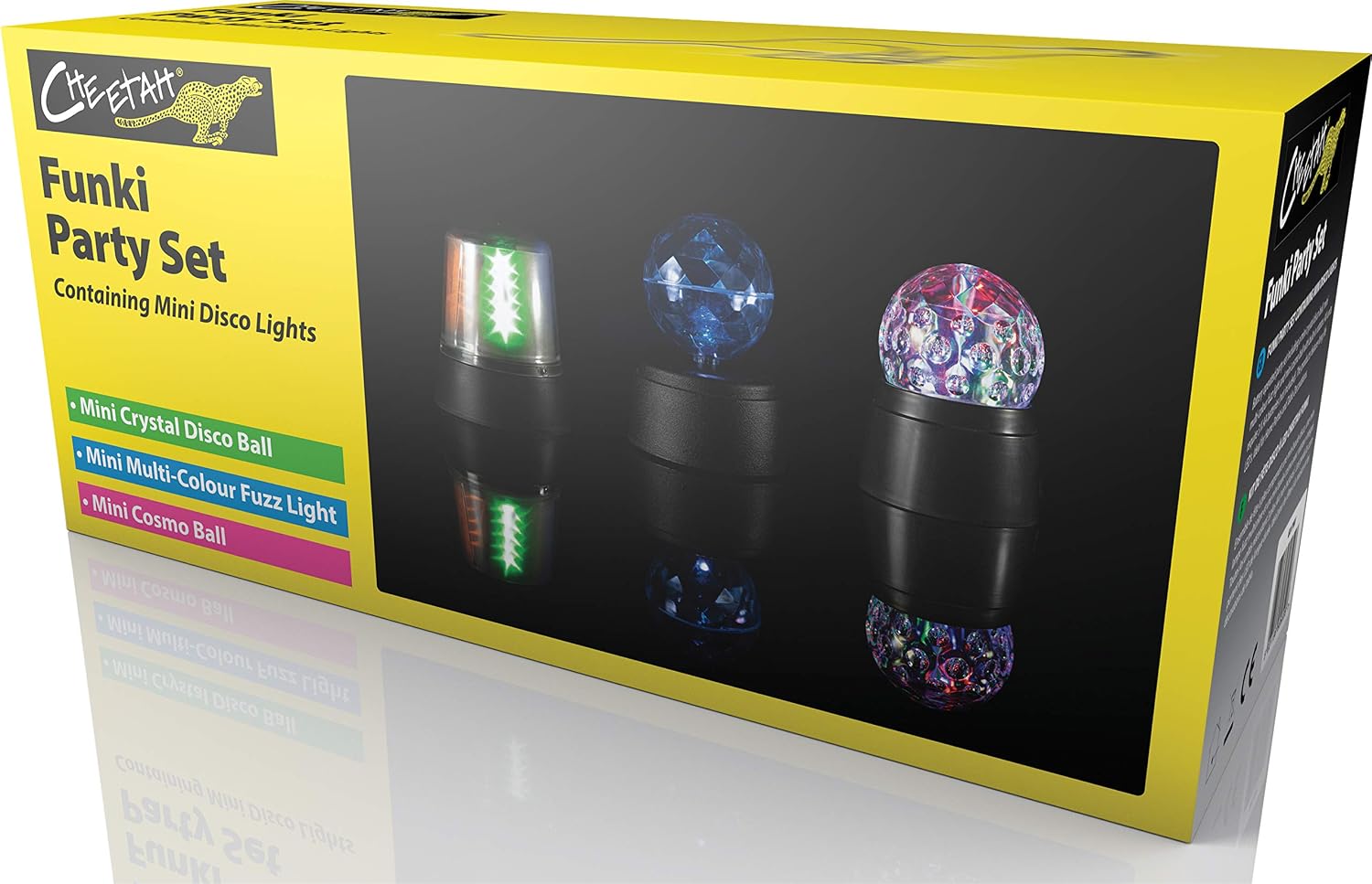 Cheetah Funki LED Party Set with Mini Disco Lights - G017KV