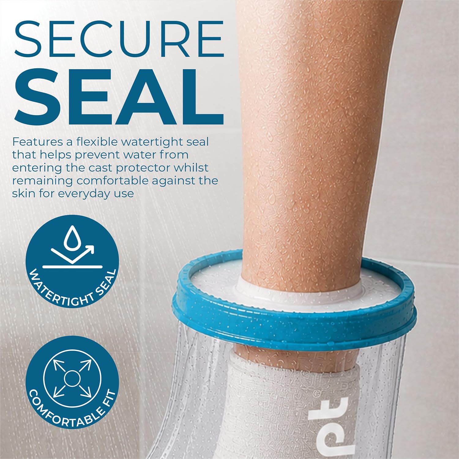 Aidapt Adult Waterproof Foot Protector for Casts & Dressings - VM201