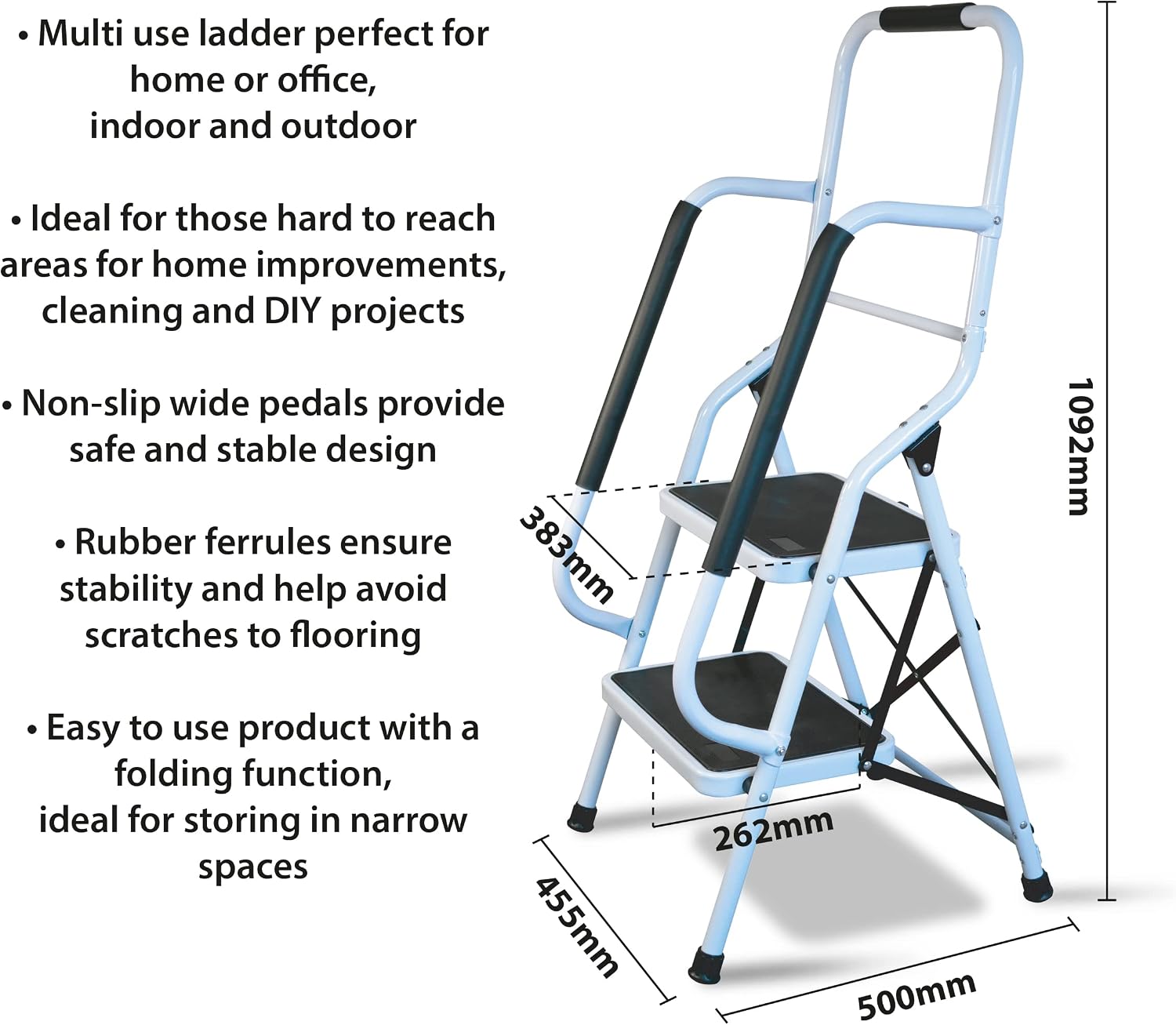 Step Stool with Handrail