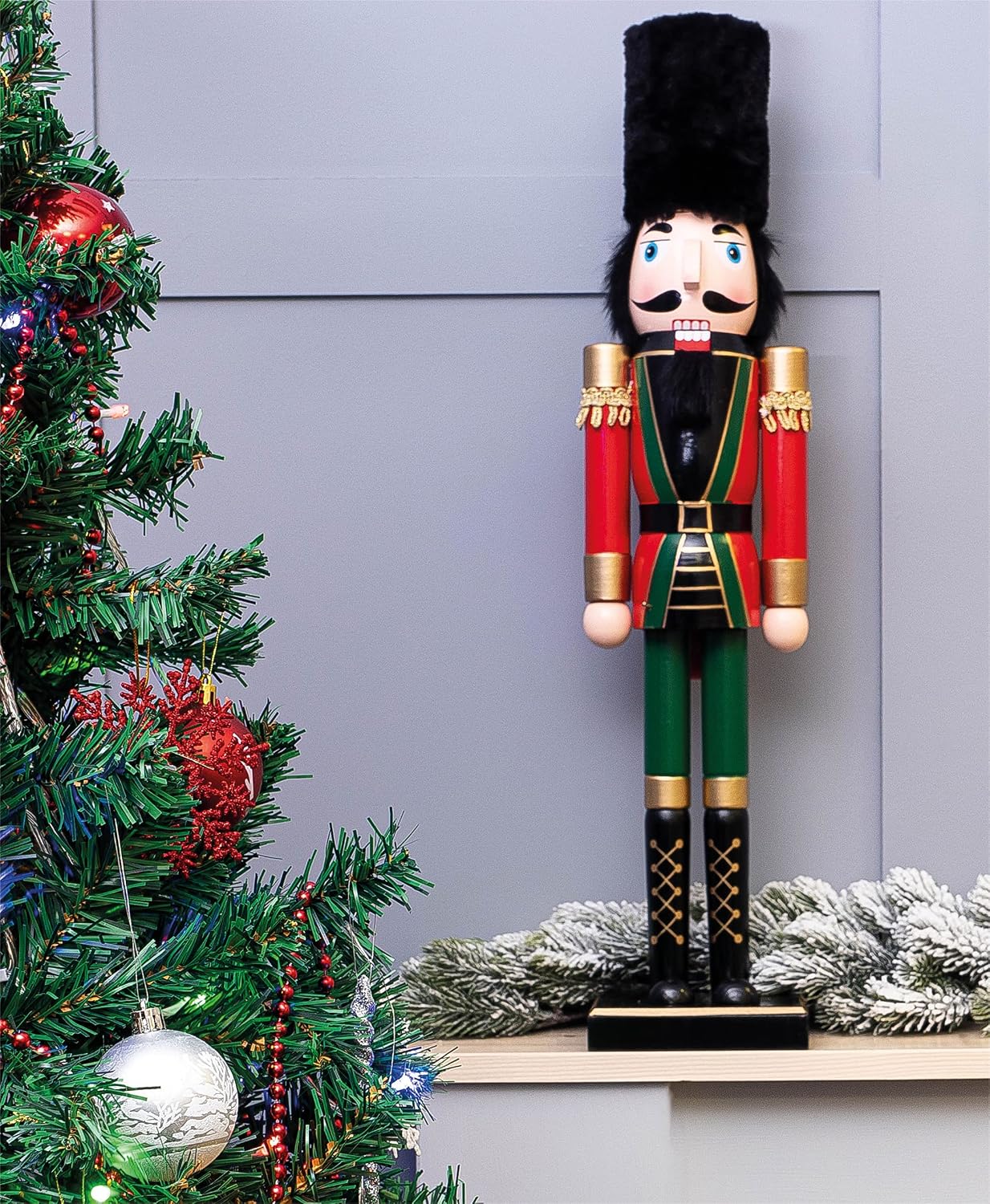 St Helens Home & Garden Nutcracker Christmas Decoration 60cm - GH982A