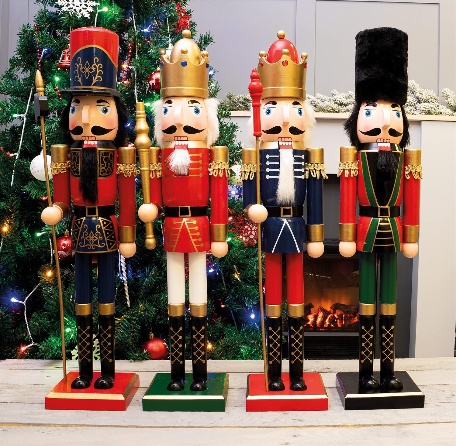 St Helens Home & Garden Nutcracker Christmas Decoration 60cm - GH982A