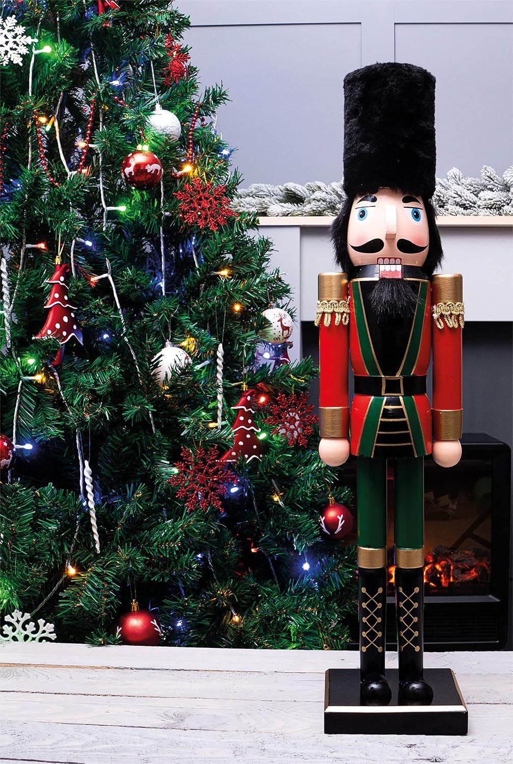 St Helens Home & Garden Nutcracker Christmas Decoration 60cm - GH982A