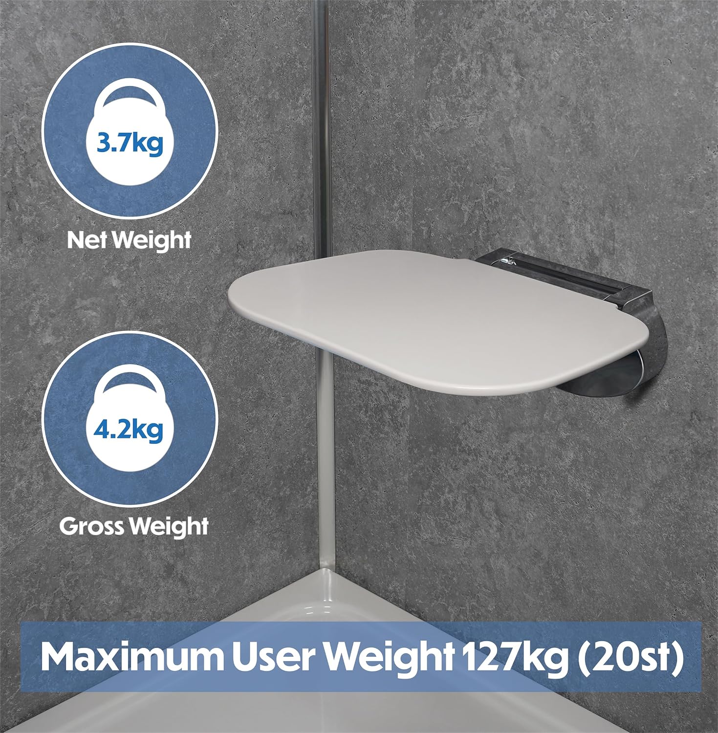Wall Mounted Shower Seat - VB545A