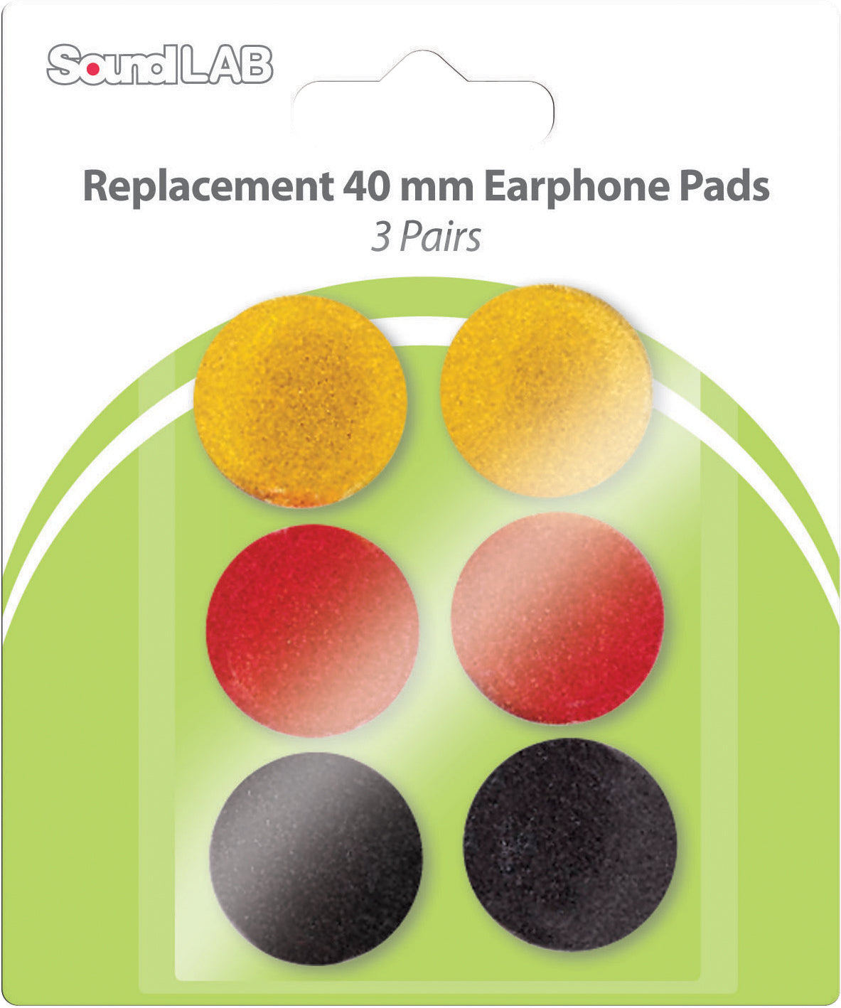 Coloured Replacement Earphone Pads x 3 Pairs