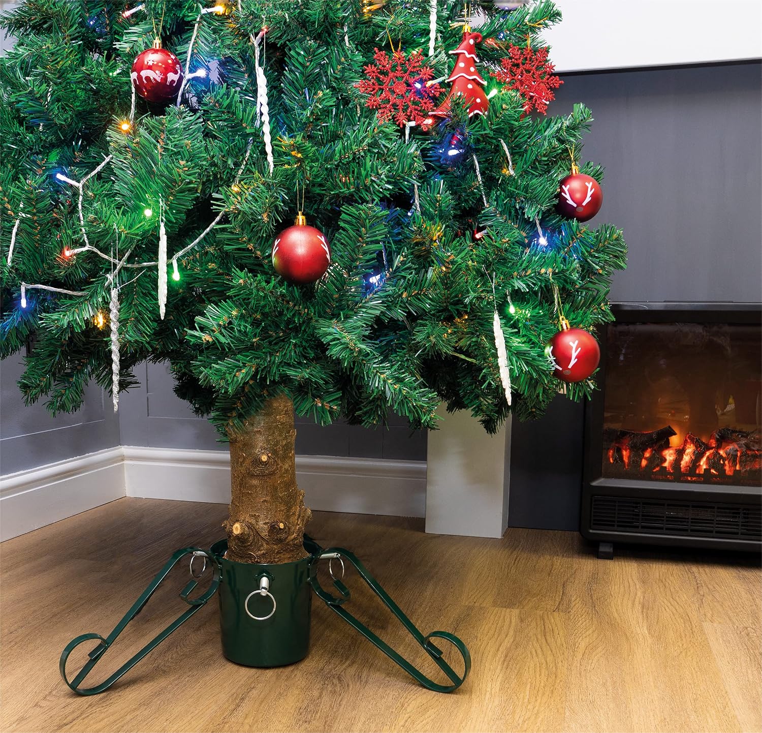 St Helens Home & Garden Traditional Christmas Tree Stand with Water Tank - GH998
