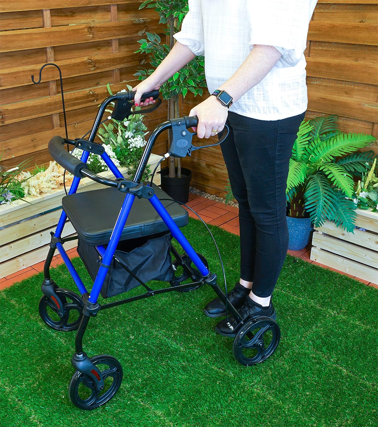 Lightweight Four Wheeled Rollator - 8