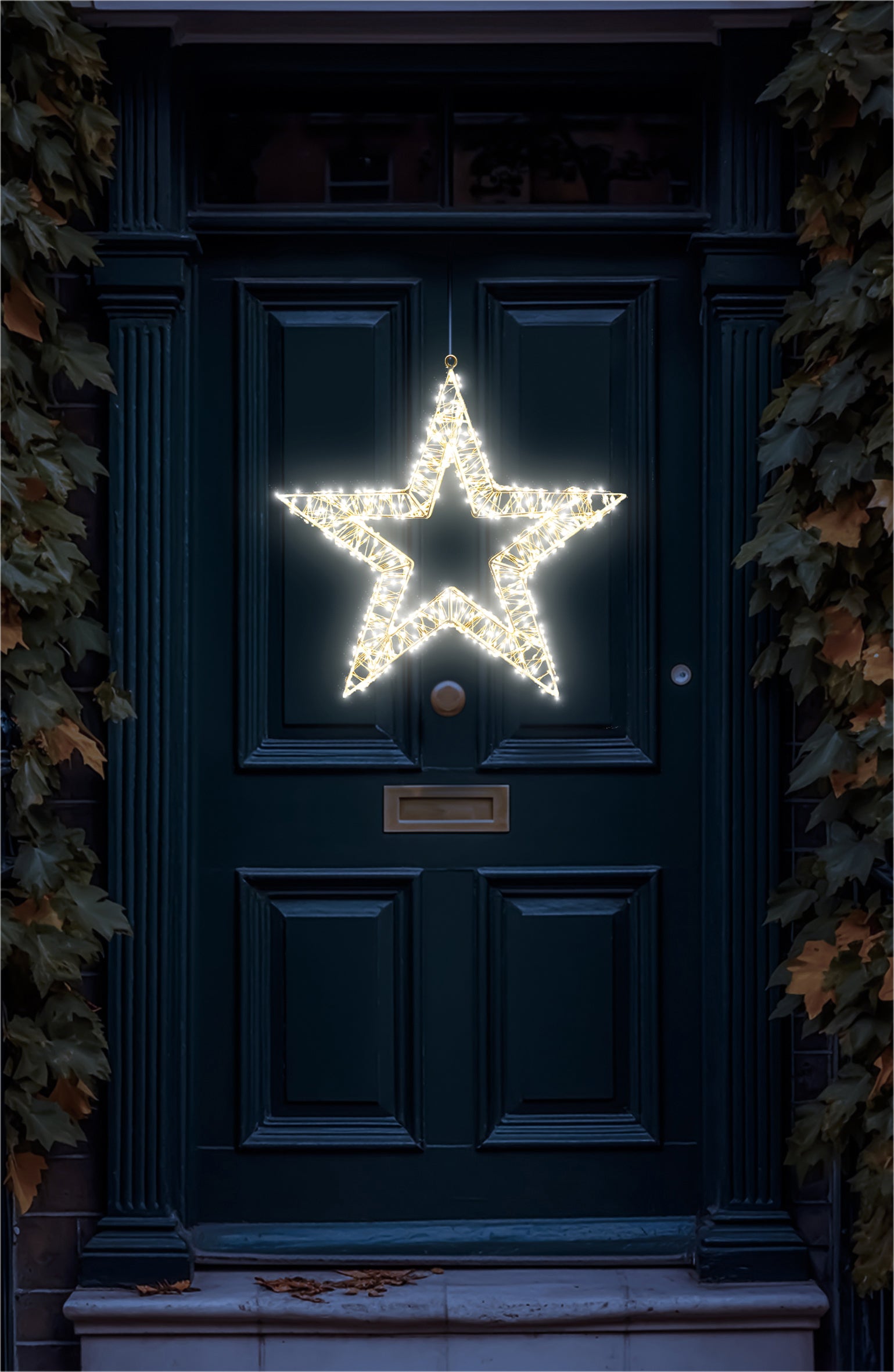 Xmas Haus Pre Lit LED Heart Shape with 5m Lead, Timer Power Supply