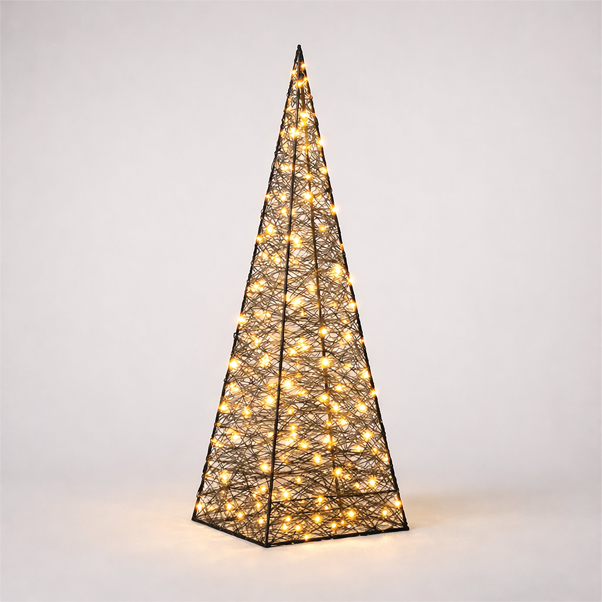 Xmas Haus 57CM Festive Christmas Pyramid-Shaped LED Tower