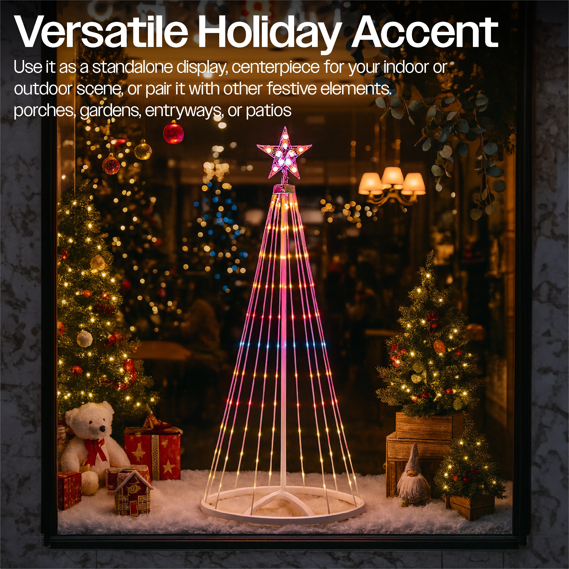 Xmas Haus RGB LED Festive Christmas Star Tree Light