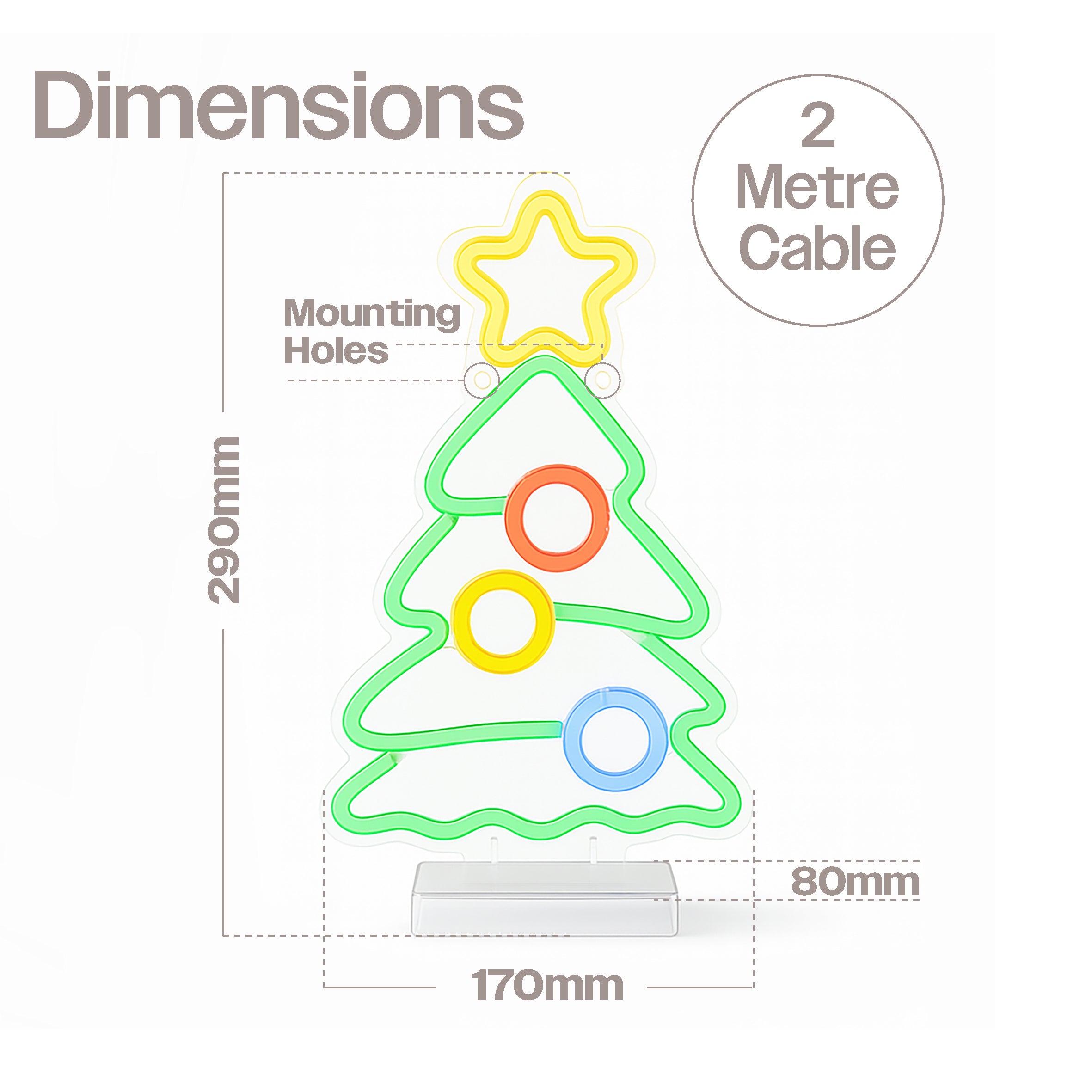 Xmas Haus LED Neon Festive Lights