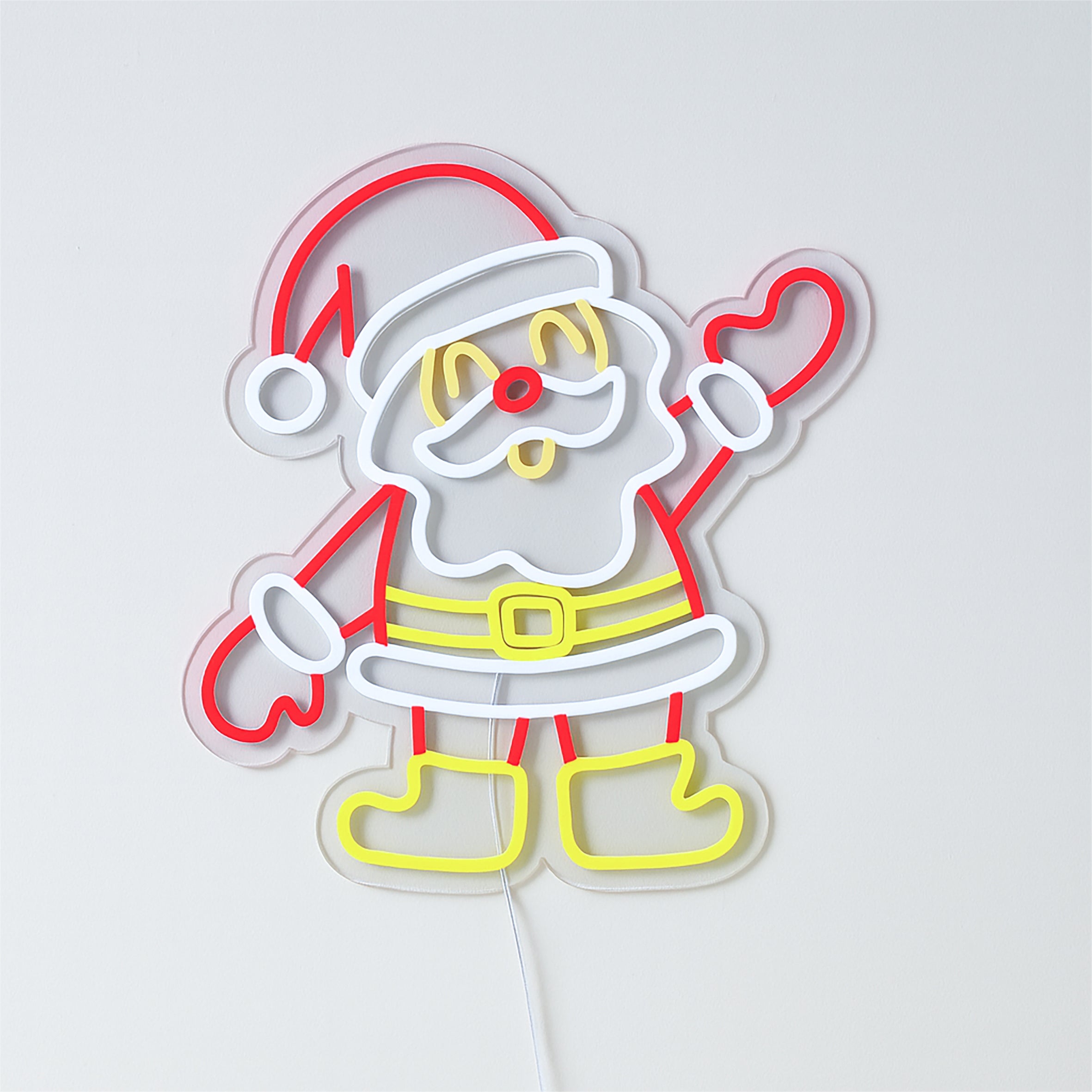 Xmas Haus Silhouette Neon Light USB LED Christmas Decoration