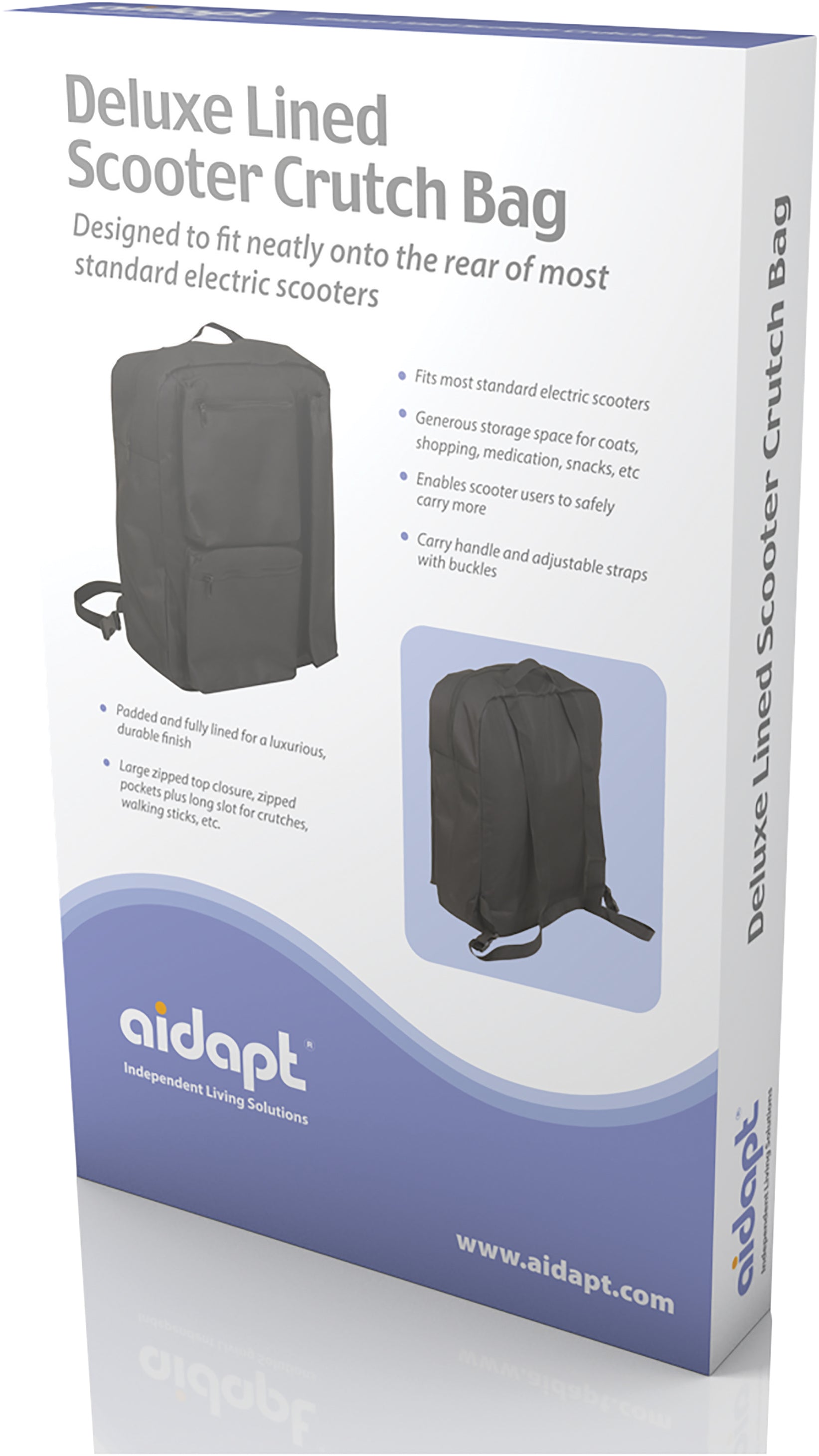 Deluxe Lined Scooter Crutch Bag - VA134SS