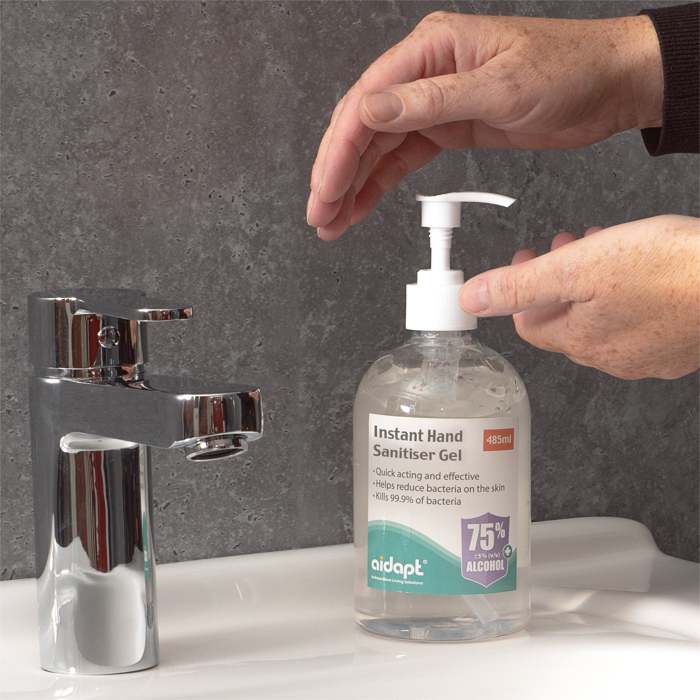 Instant Hand Sanitiser Gel (485ml) - VG301A