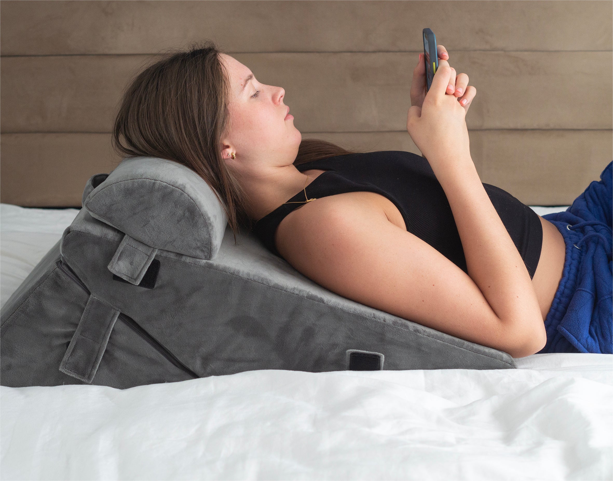 Luxury Folding Adjustable Bed Wedge Pillow - VG884B