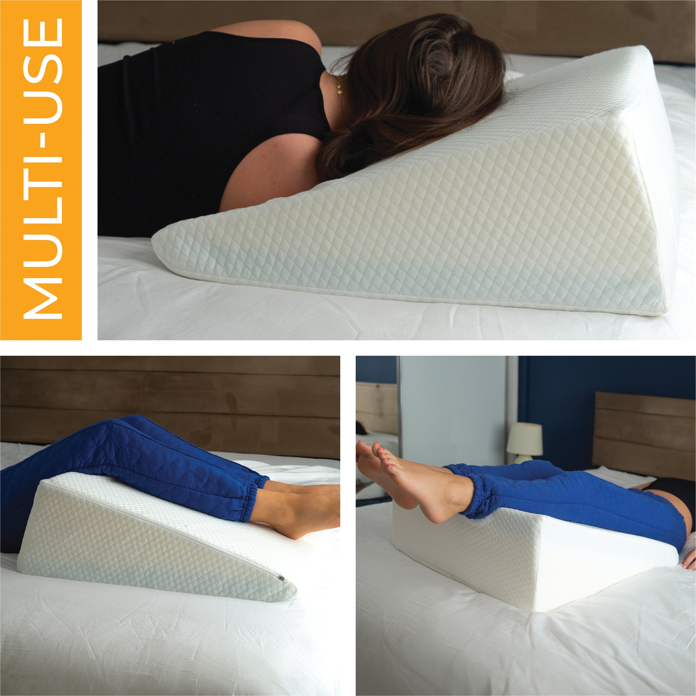 Bed Wedge Pillow with Cooling Gel Layer - VG884C