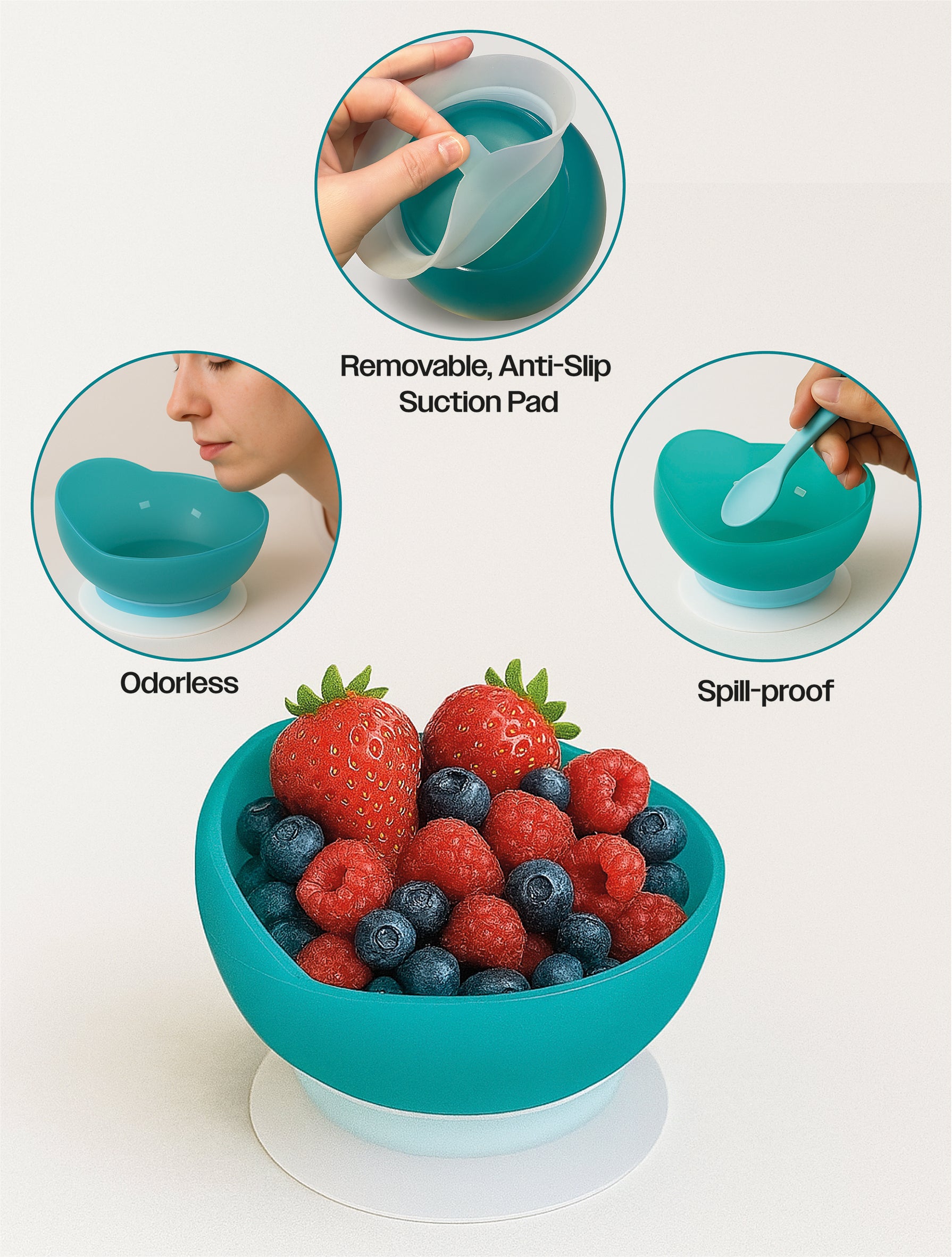 Scooper Bowl With Suction Base - VM902BA