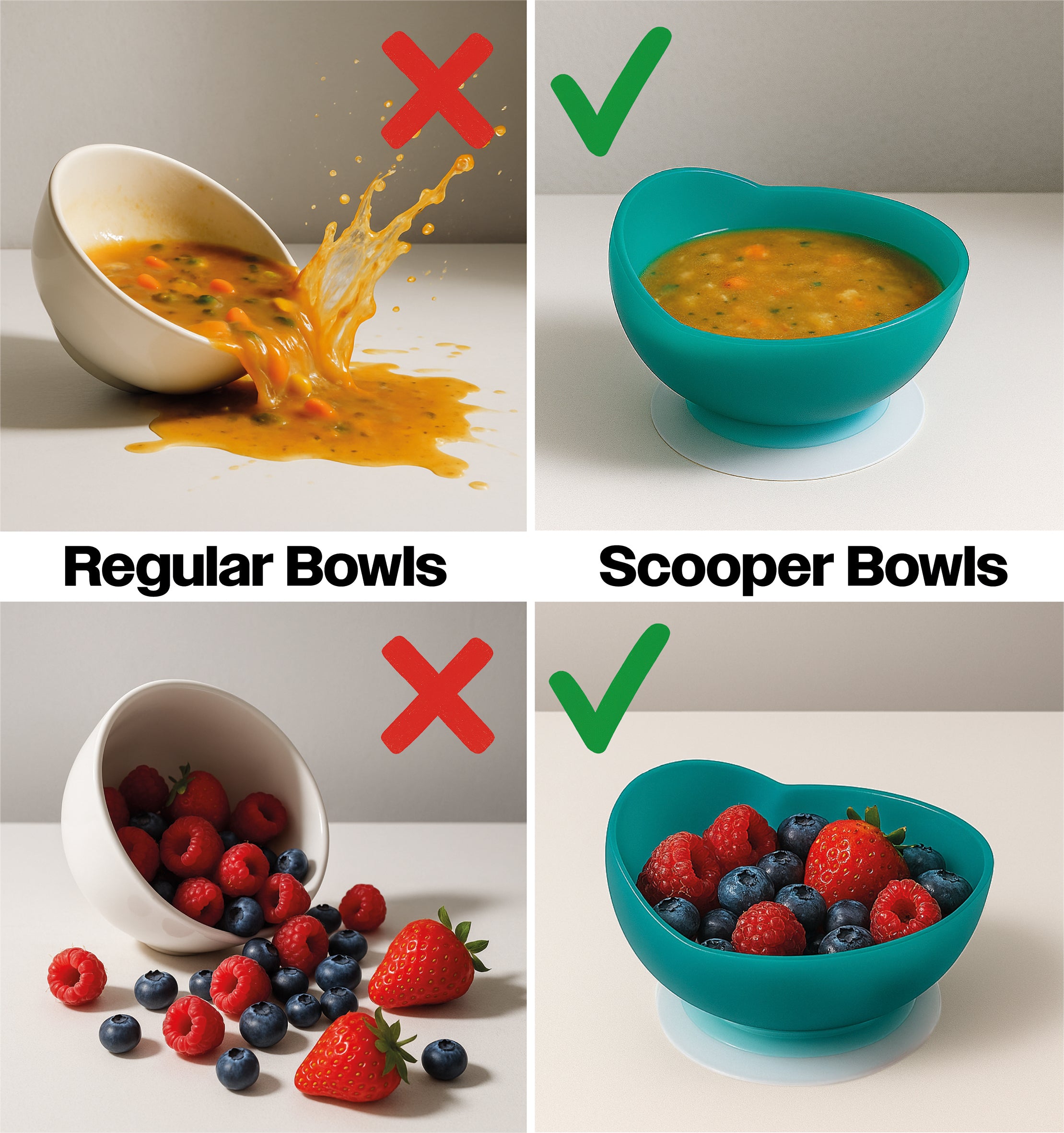 Scooper Bowl With Suction Base - VM902BA