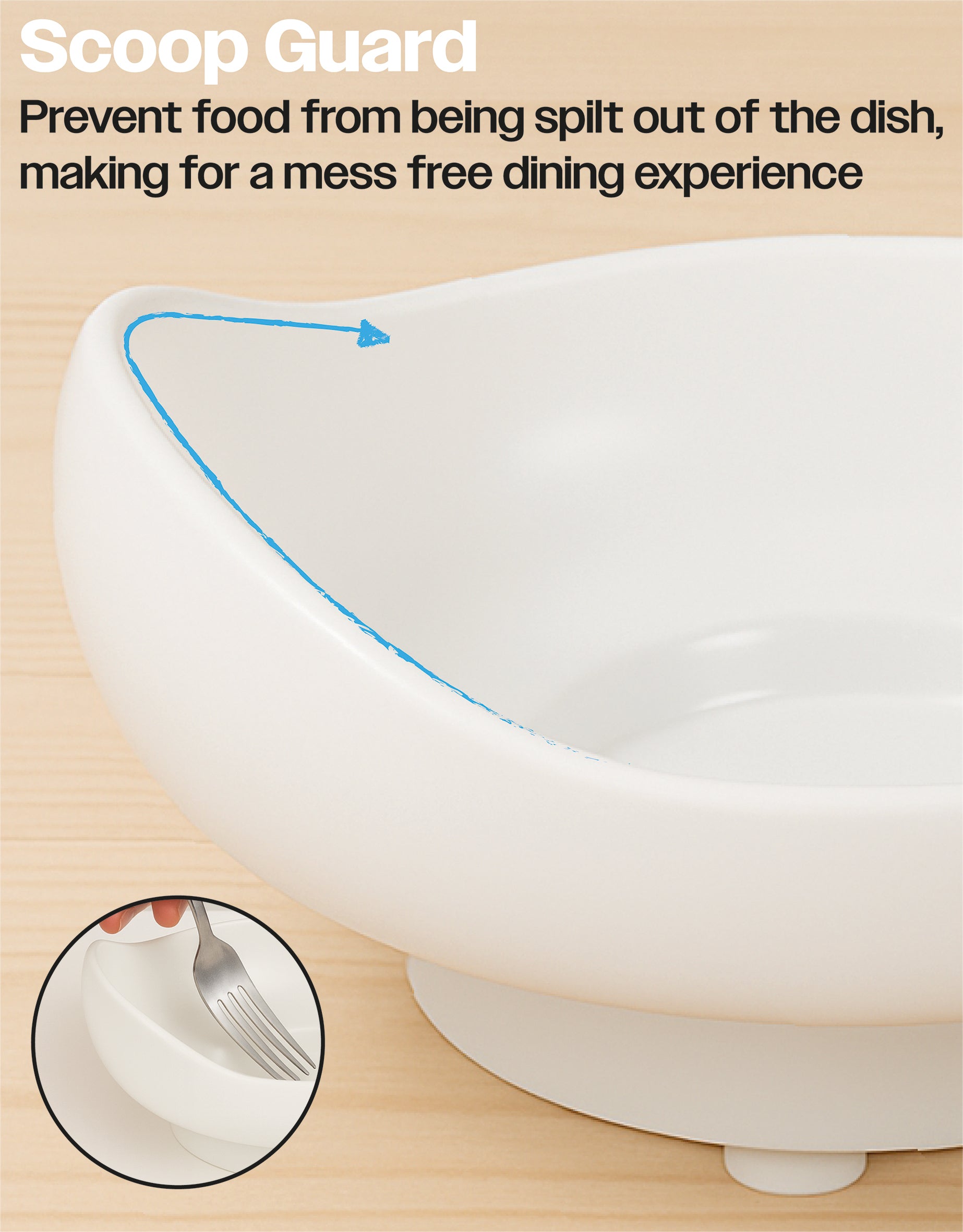 Scooper Dish With Suction Base - VM903AB