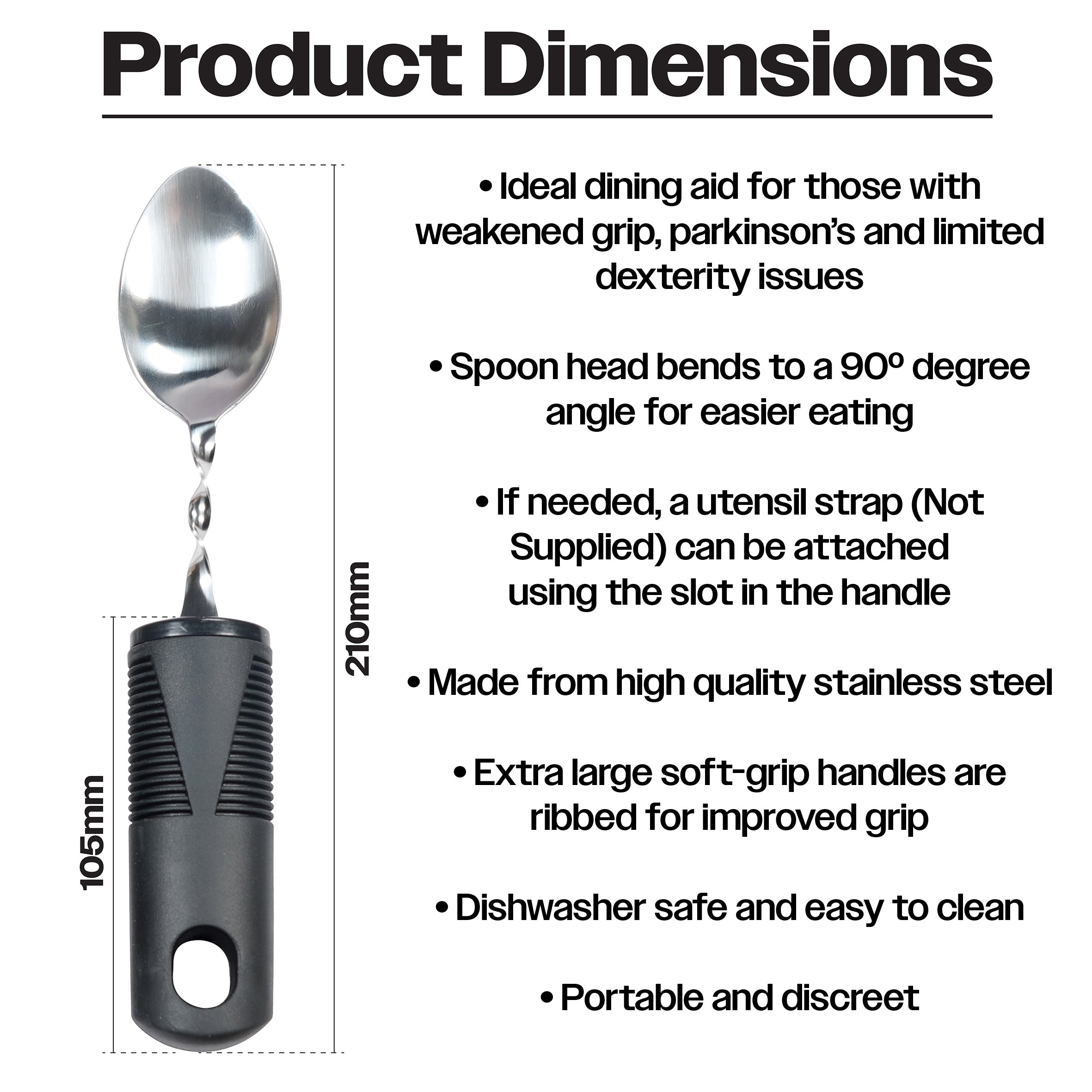 Large Grip Bendable Spoon -VM910T