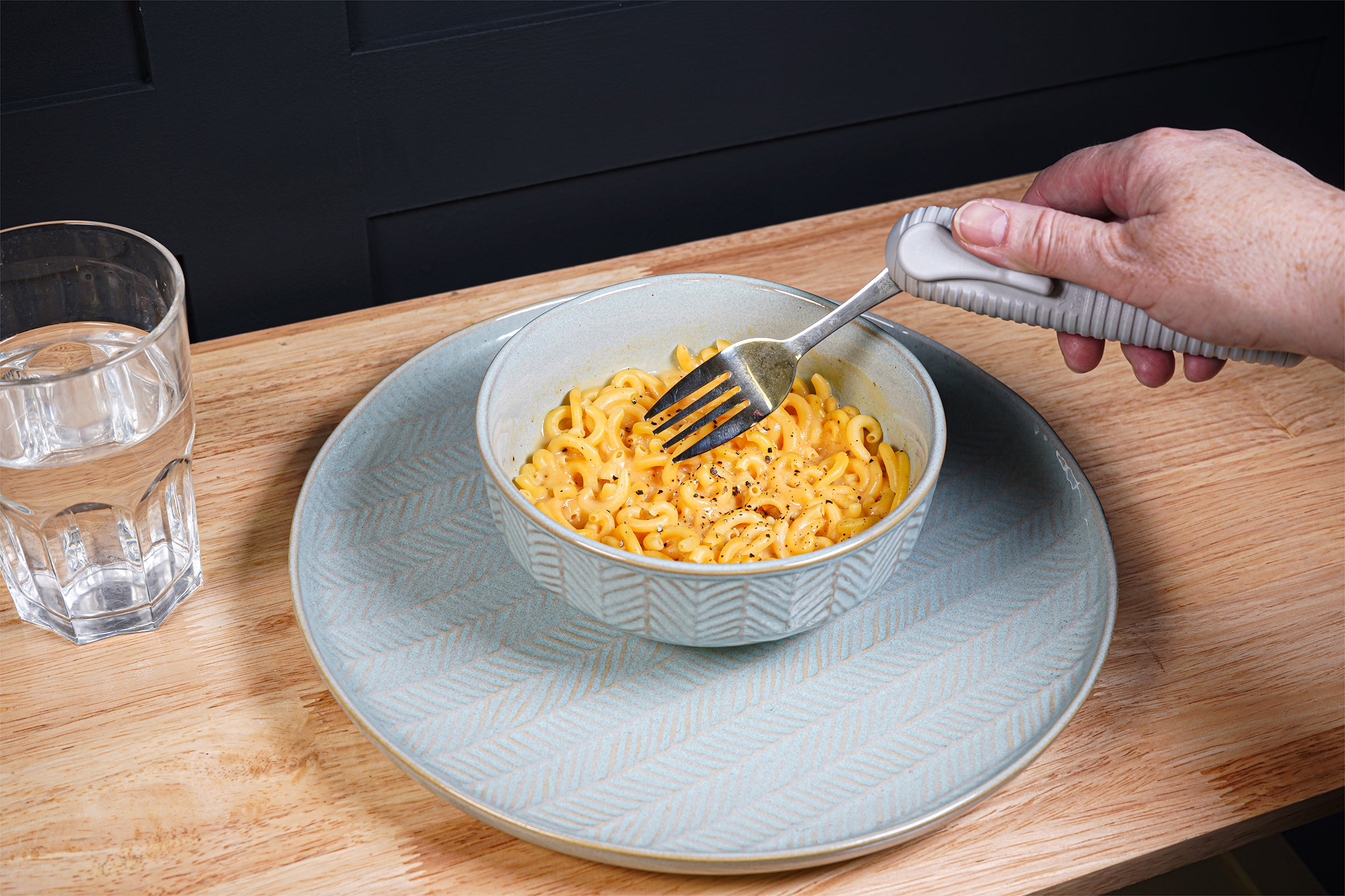 Large Handled Fork and Spoon Set - VM914W