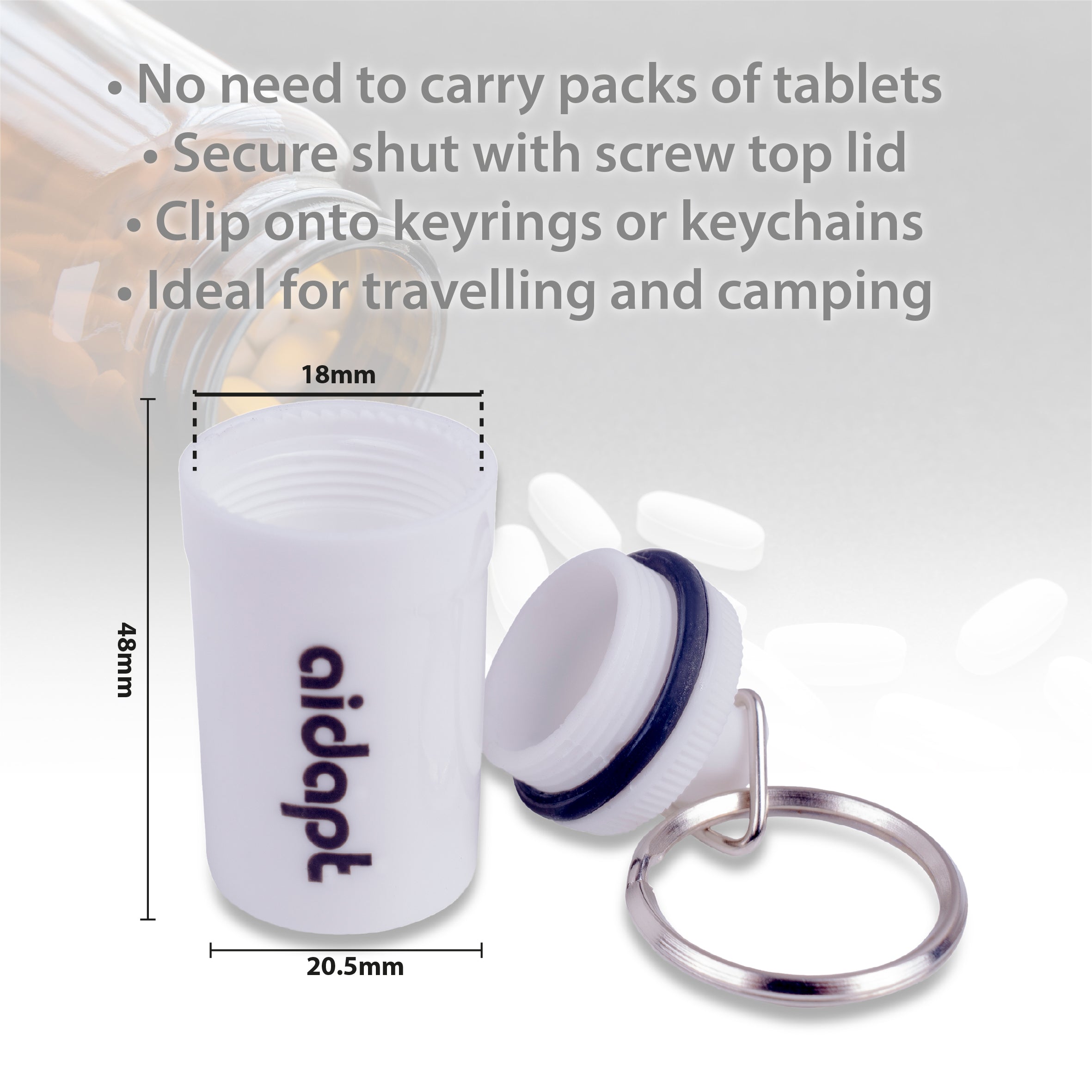 Pill Box Keyring - VM930C