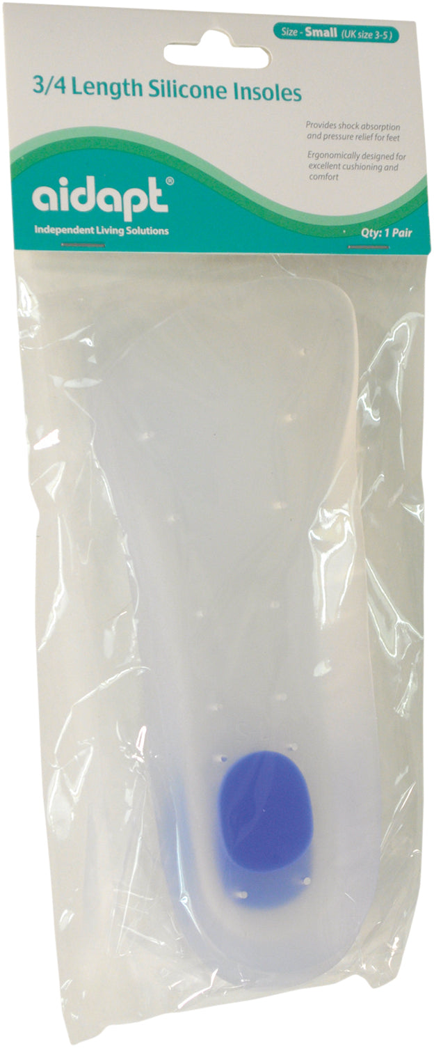 Aidapt ? Length Medical Grade Silicone Insoles (Pair) - VM949AAG