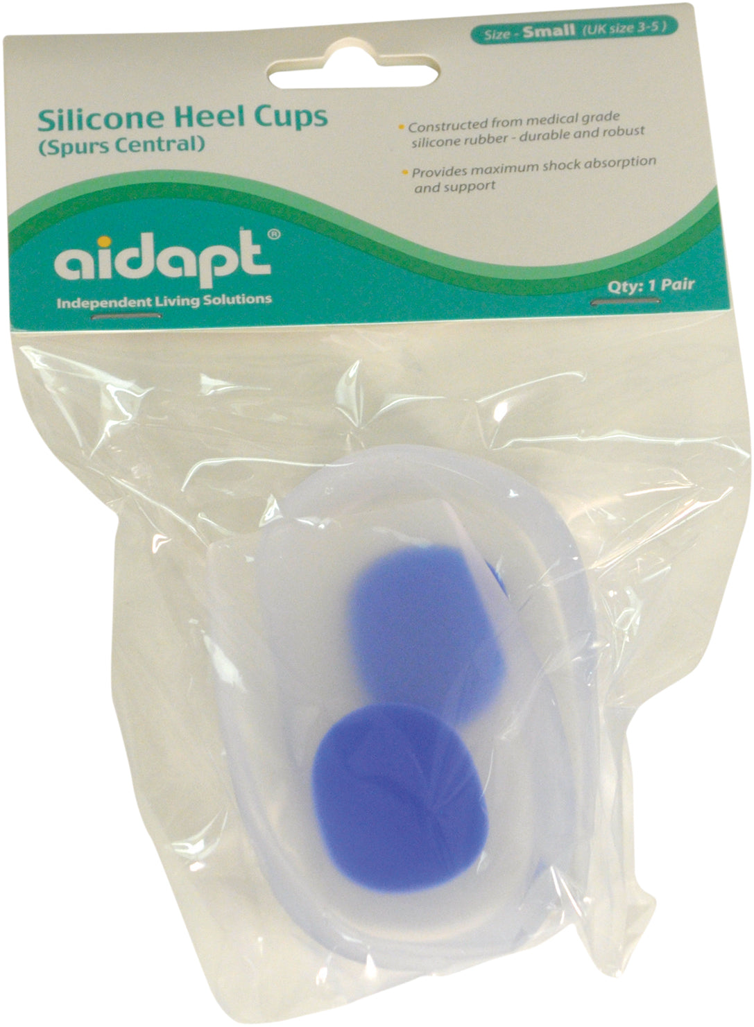 Pair of Medical Grade Silicone Heel Cups (for Spurs Central) - VM949AB