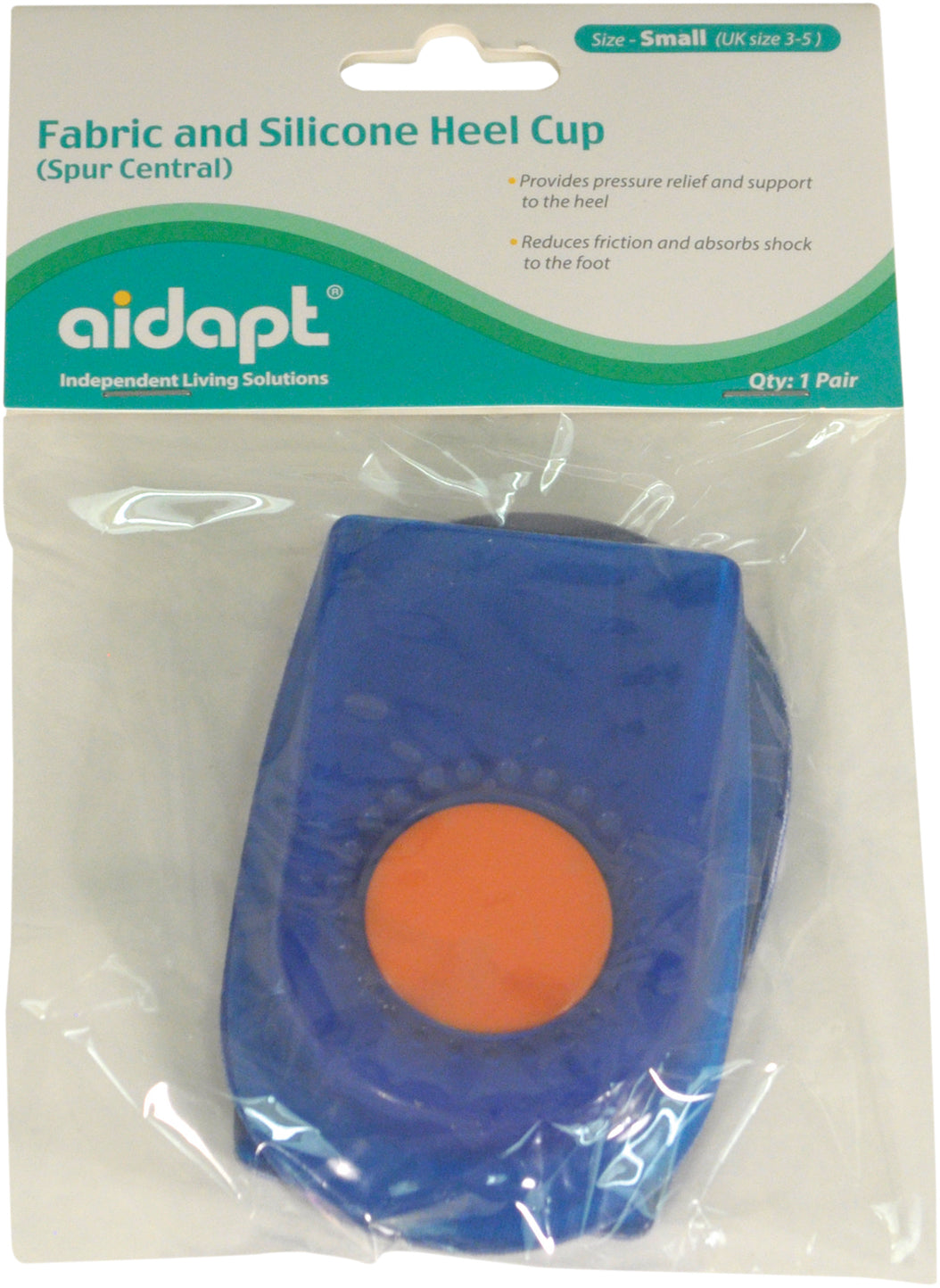 Pair of Fabric and Silicone Heel Cup (for Spur Central) - VM949AH