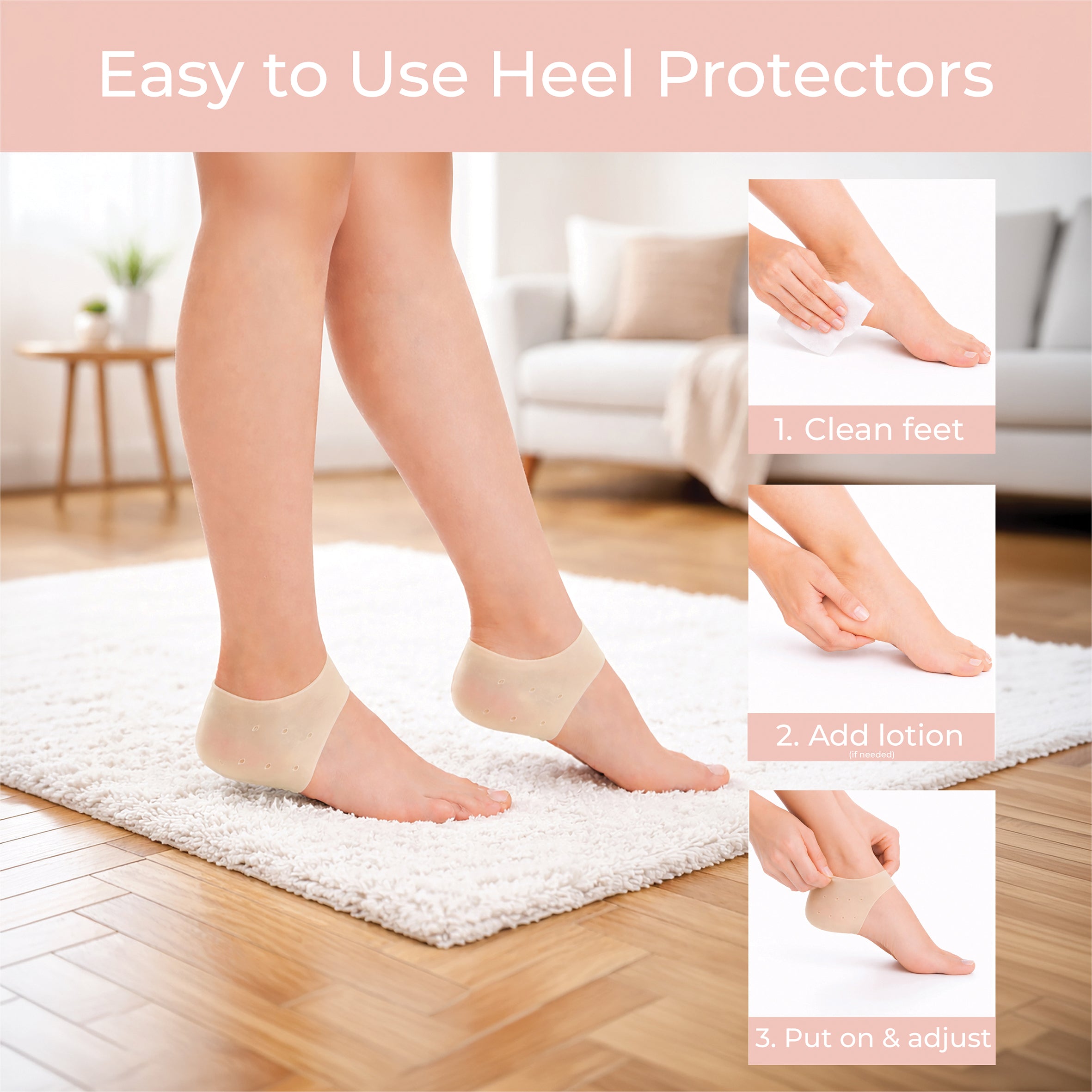 Gel Heel Ankle Protector (Sold as a Pair)  VM949D