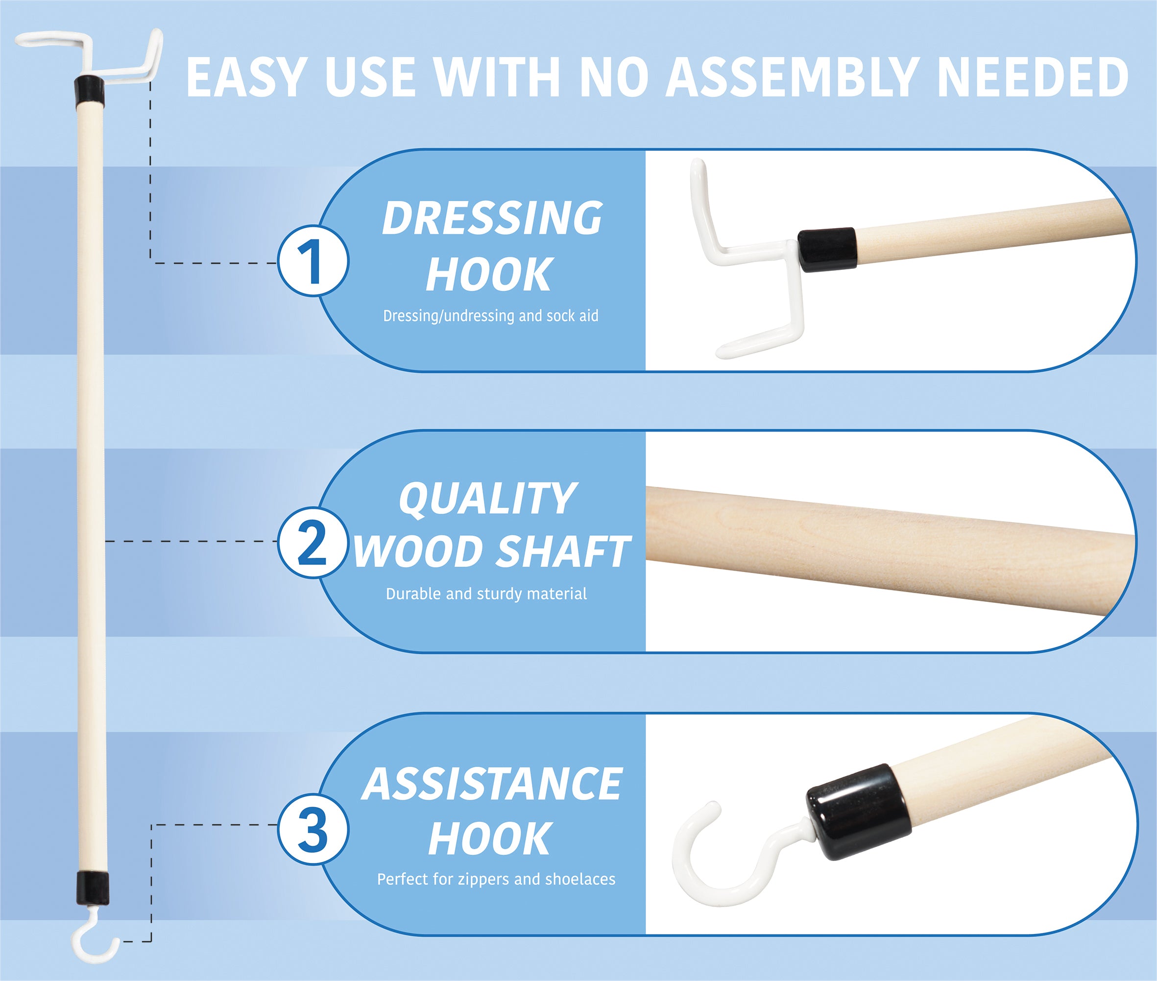 Long Handled Dressing Stick - VM950B