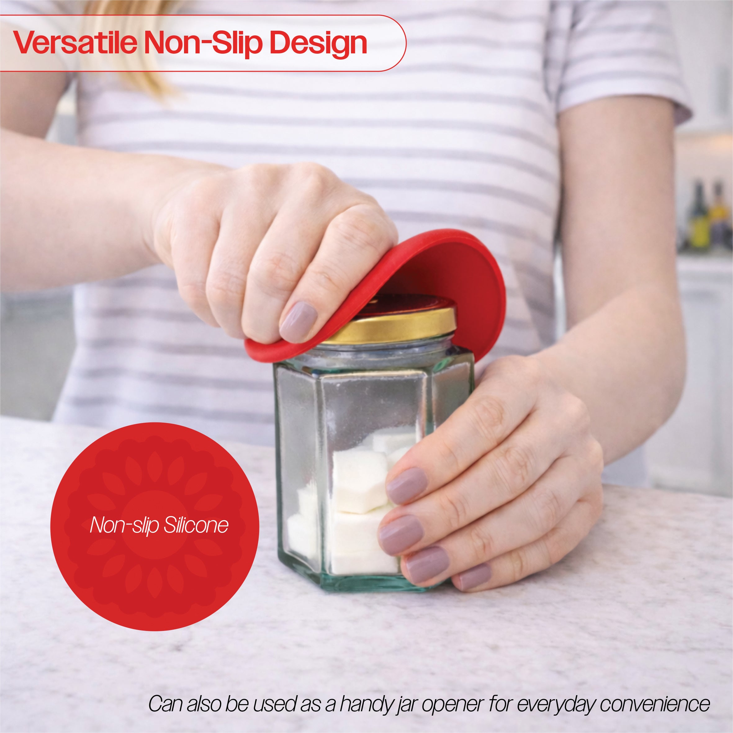 Non Slip Silicone Coaster - VM989BR
