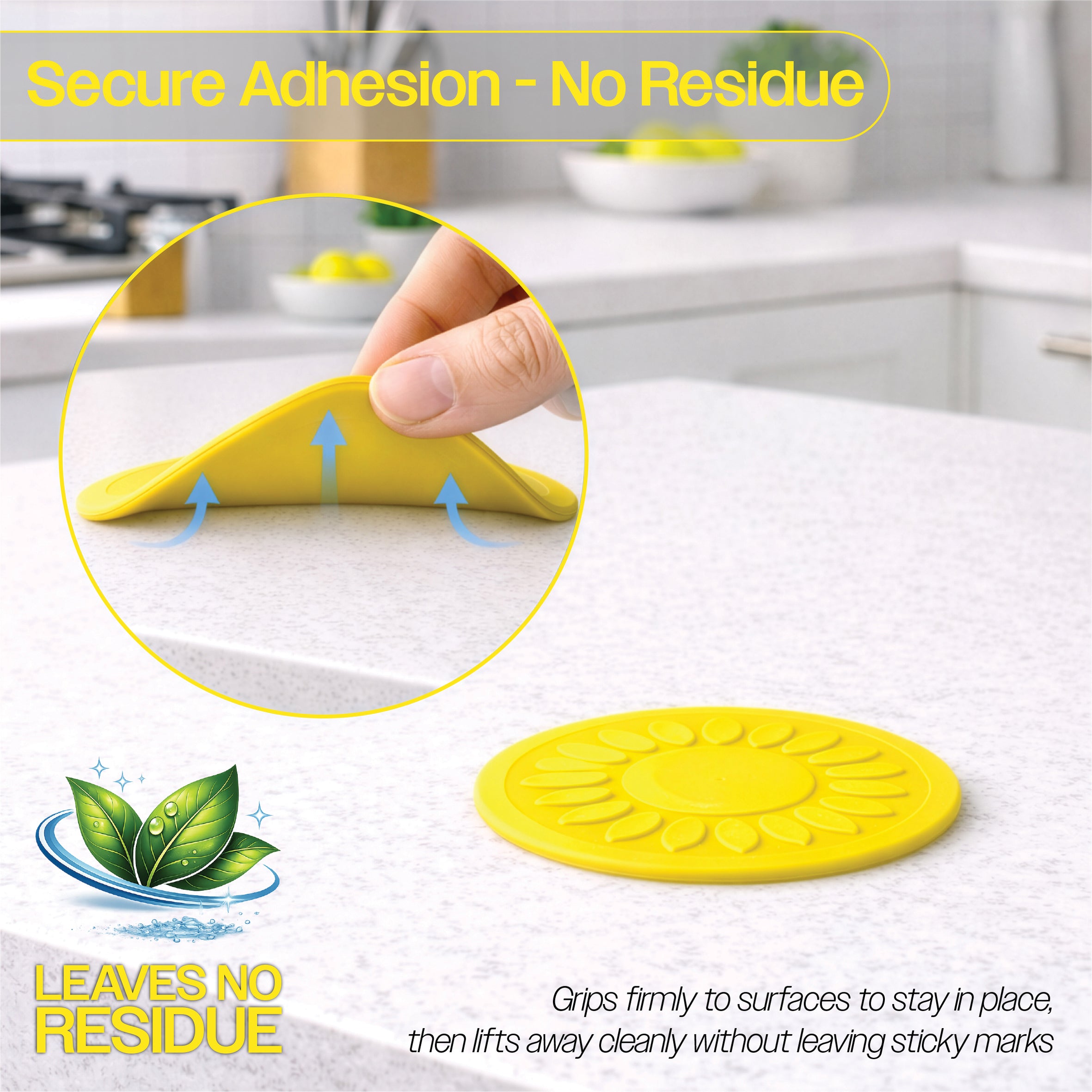 Non Slip Silicone Coaster - VM989BY