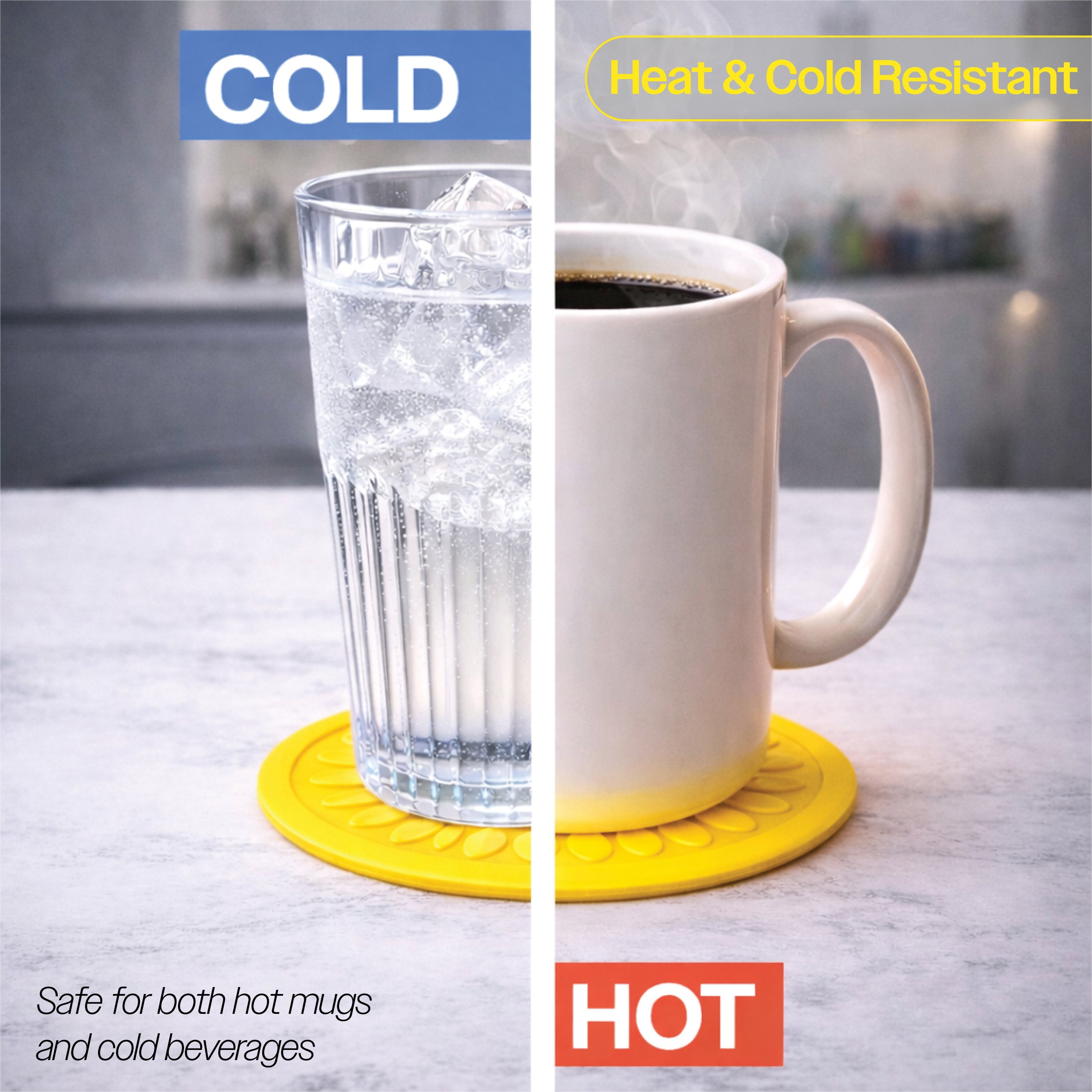 Non Slip Silicone Coaster - VM989BY