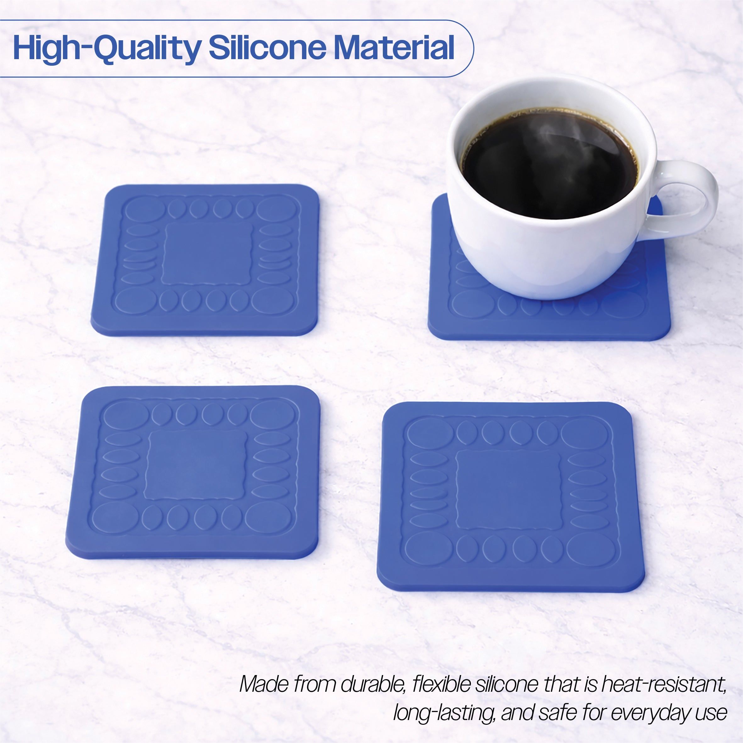 Non Slip Silicone Coaster - VM989CB