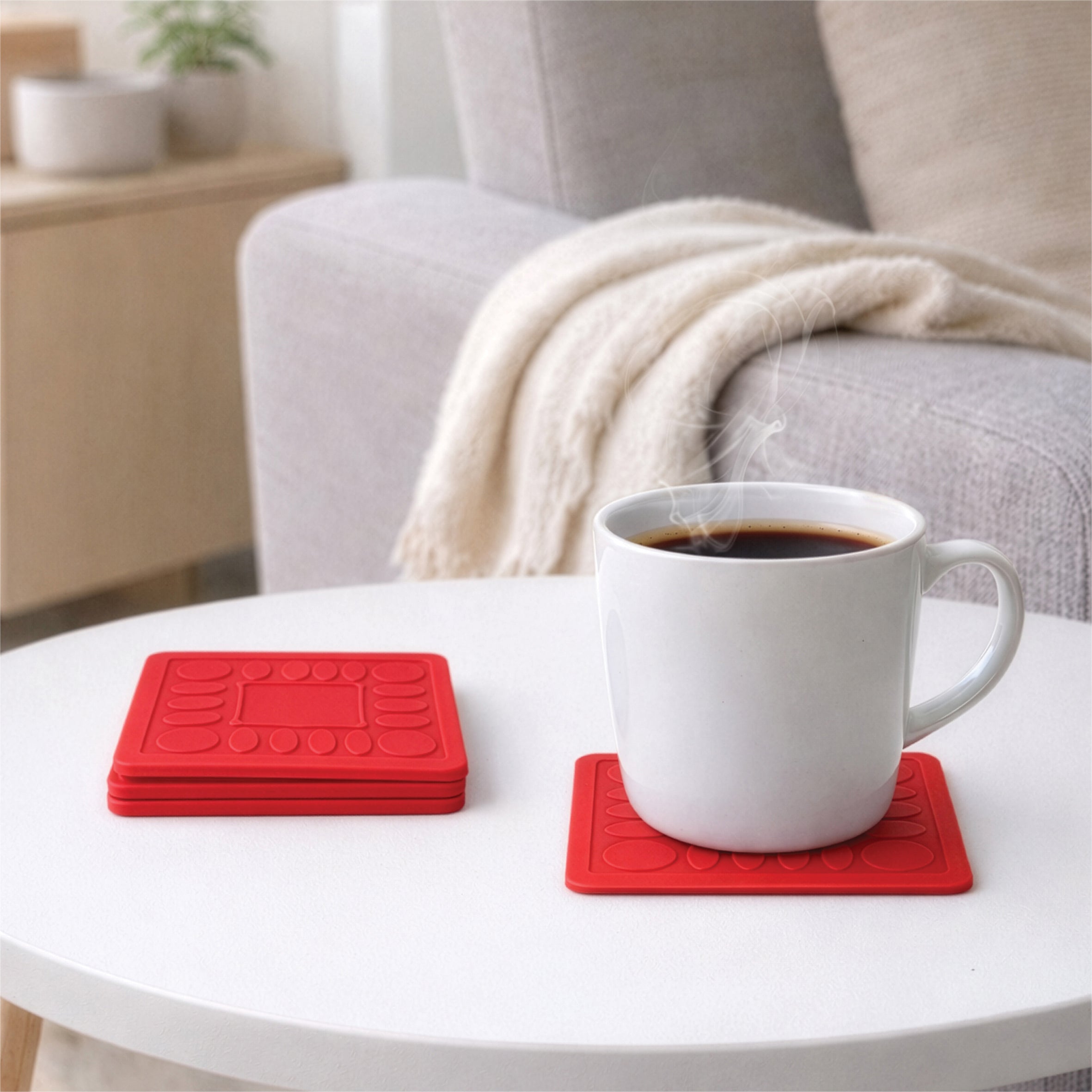 Non Slip Silicone Coaster - VM989CR