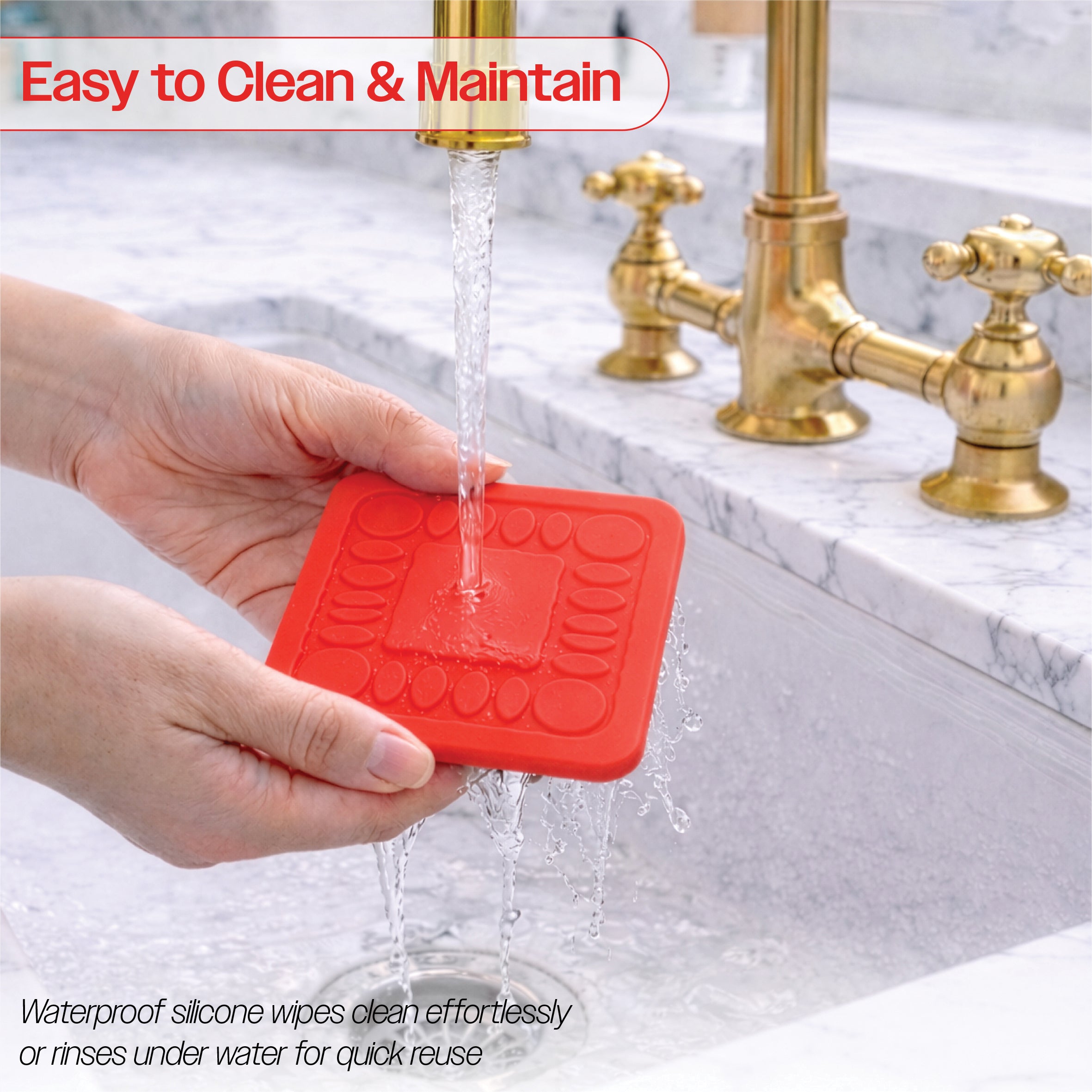 Non Slip Silicone Coaster - VM989CR
