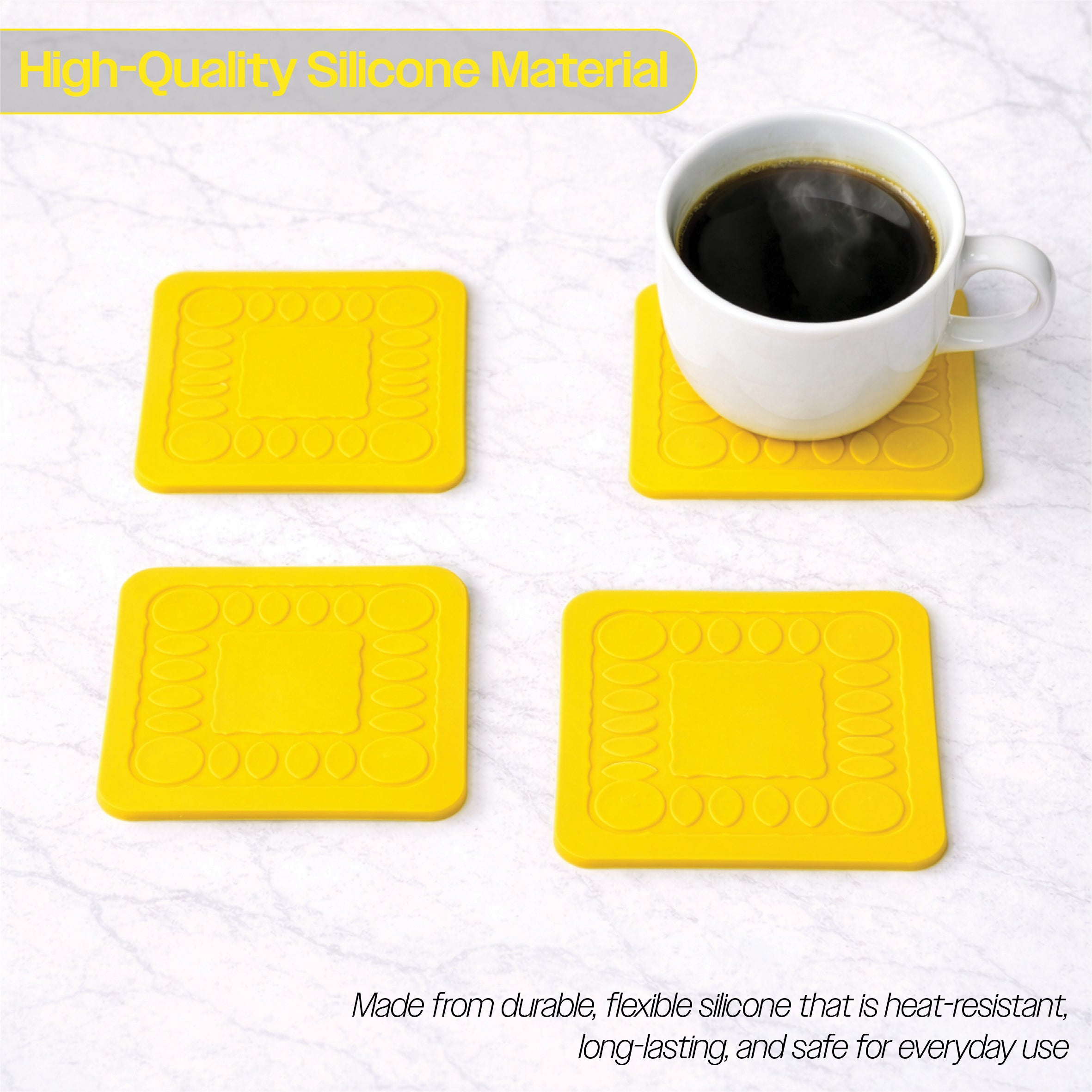 Non Slip Silicone Coaster - VM989CY