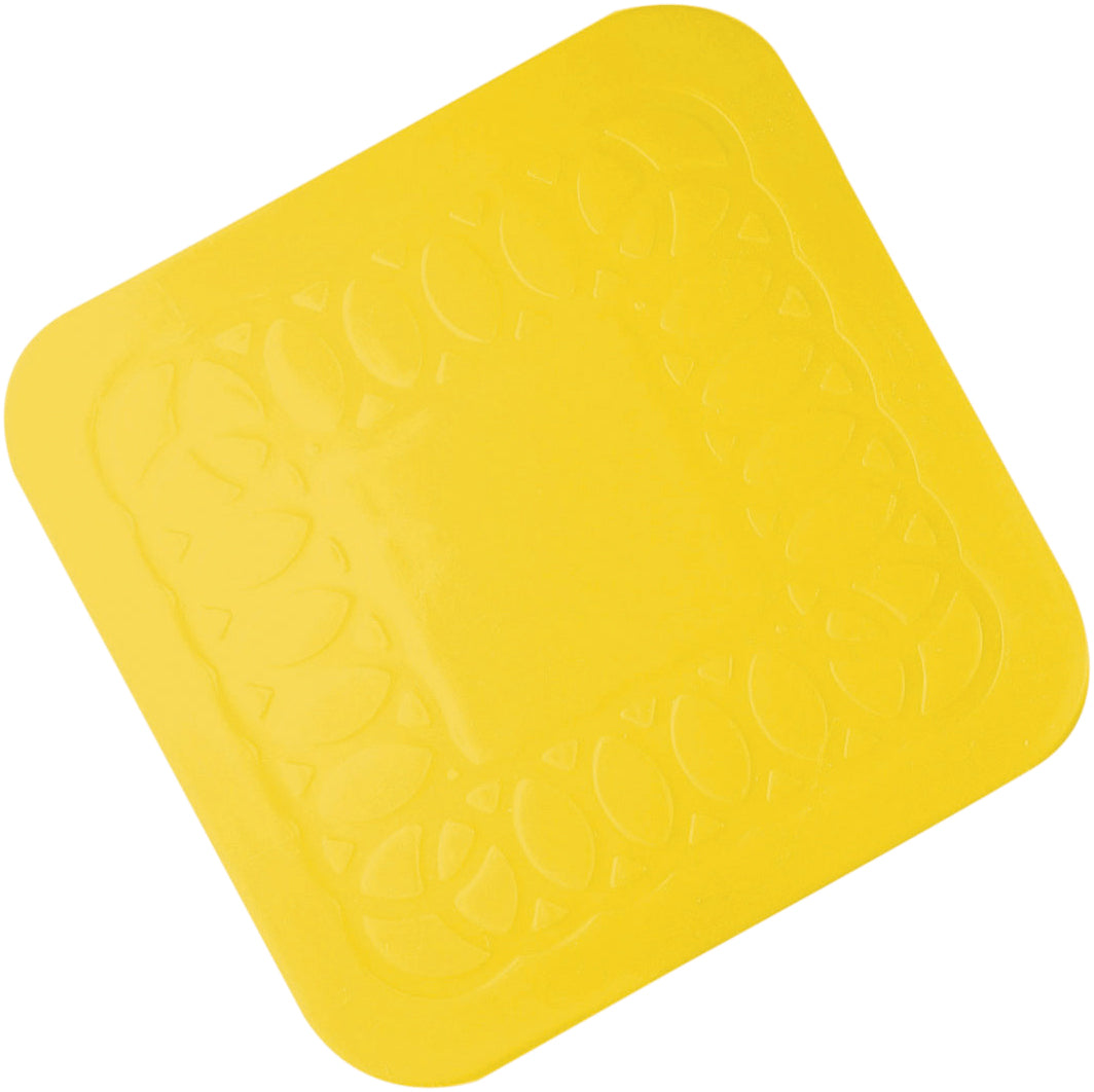 Tenura Anti Slip Silicone Rubber Square Coaster (Pack of 4) - VM989Y