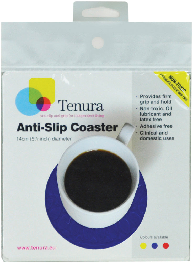 Tenura Silicone Rubber Anti Slip Circular Mat/Coaster 14 cm - VM990B