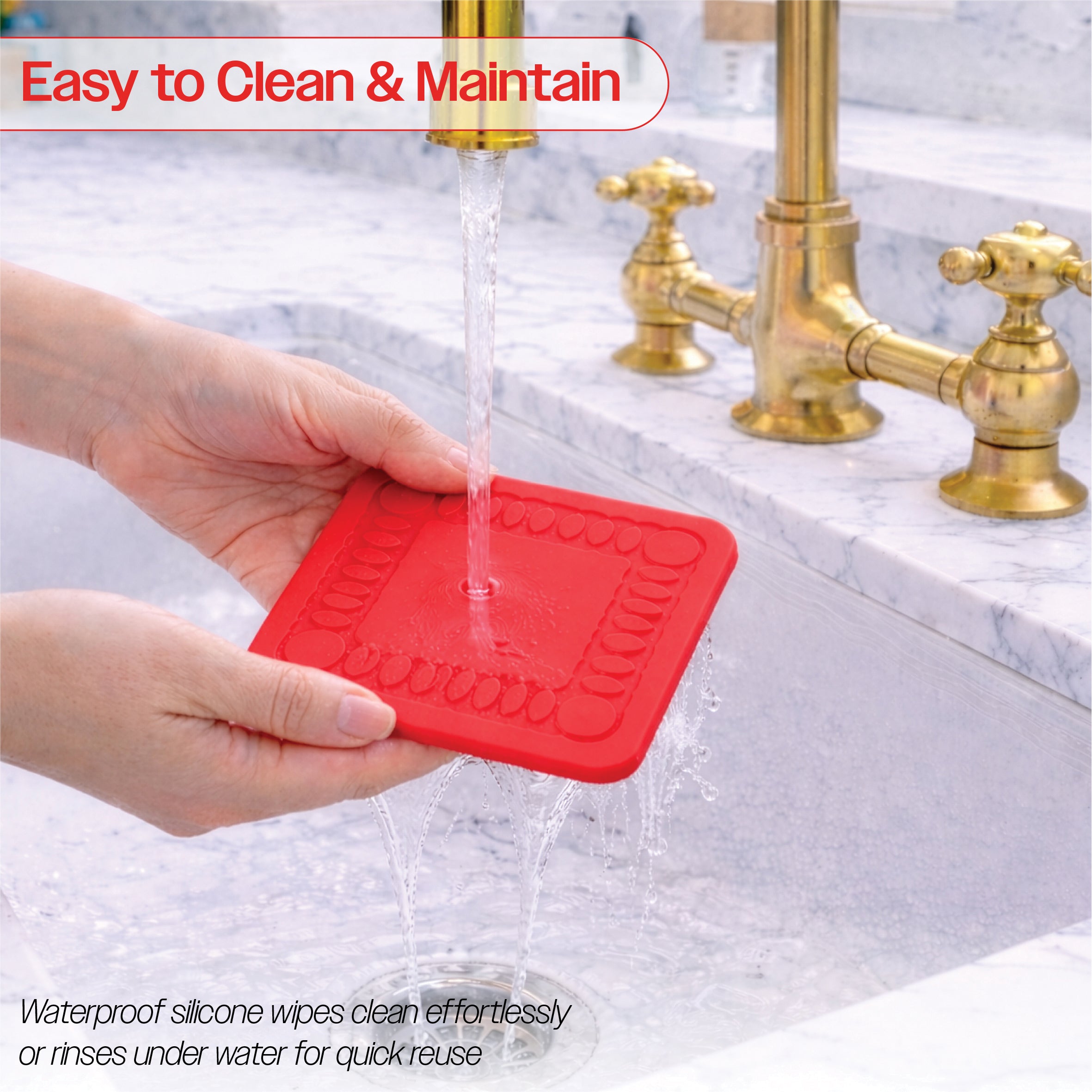 Non Slip Silicone Coaster - VM990BR