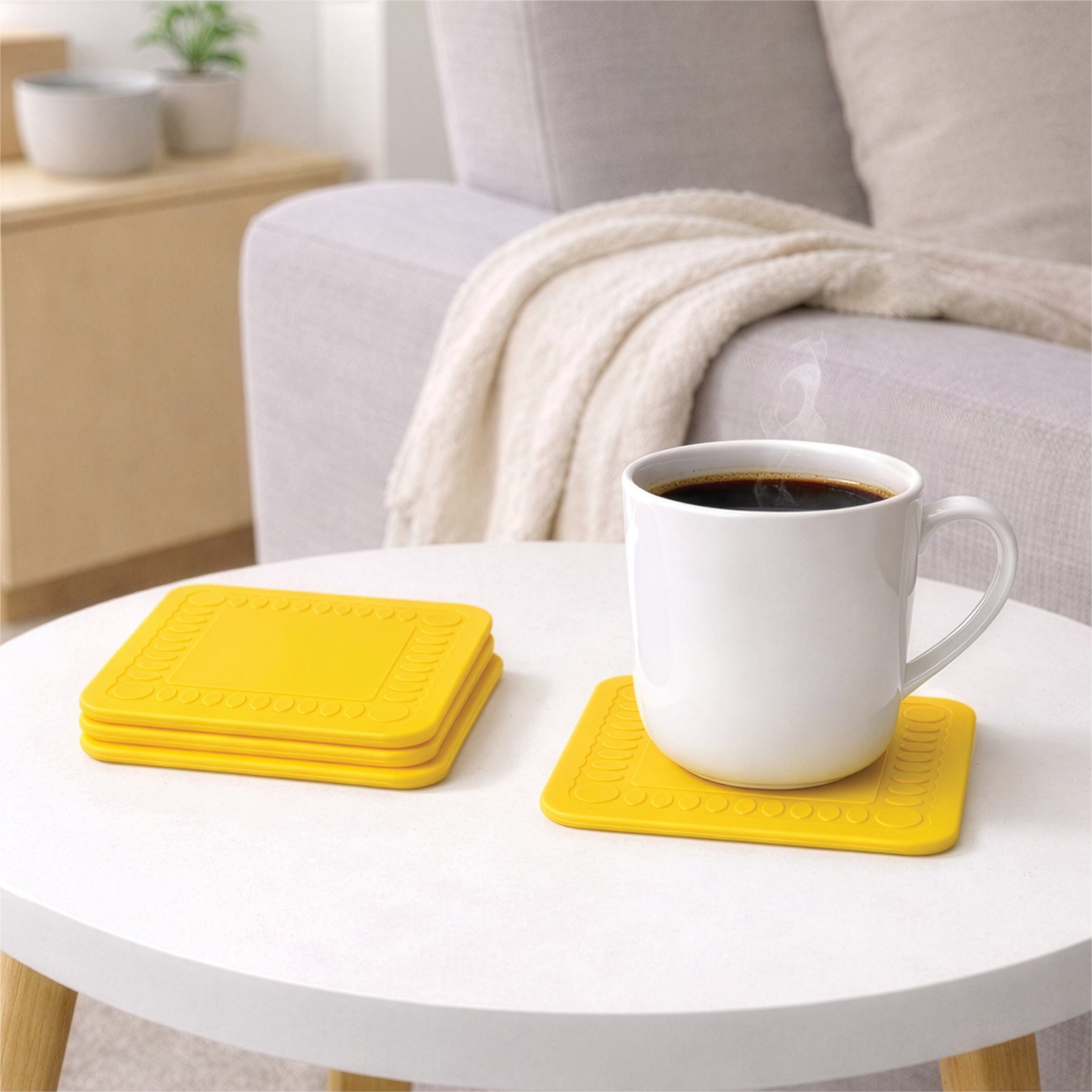 Non Slip Silicone Coaster - VM990BY