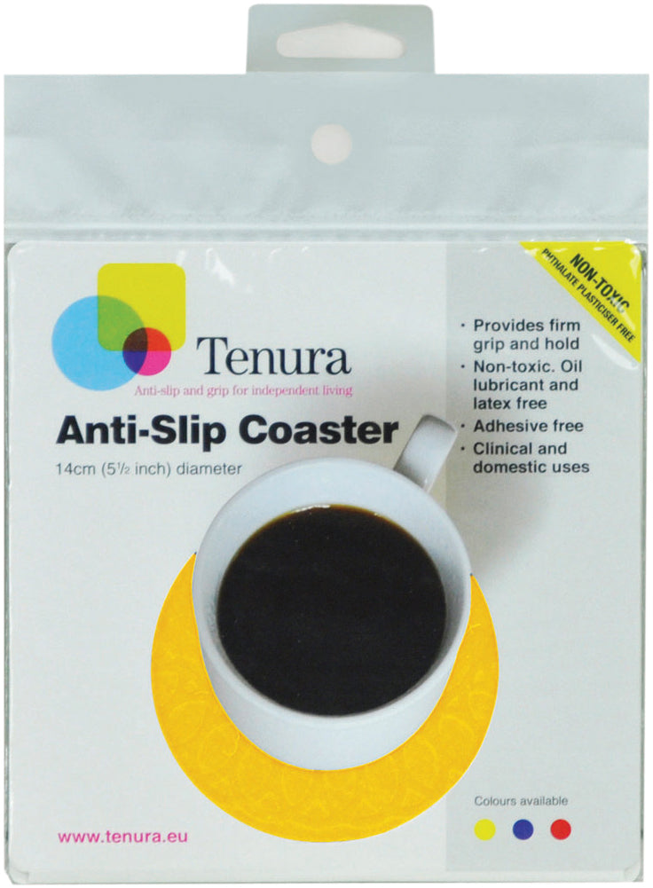 Tenura Silicone Rubber Anti Slip Circular Mat/Coaster 14 cm - VM990Y