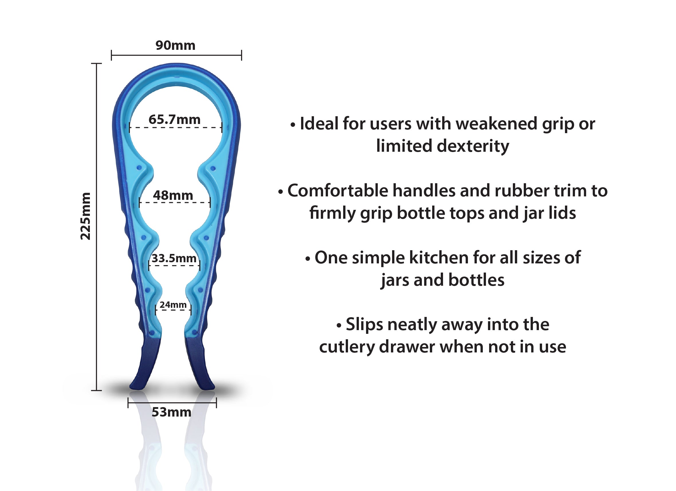 Universal Jar and Bottle Opener - VM992AC