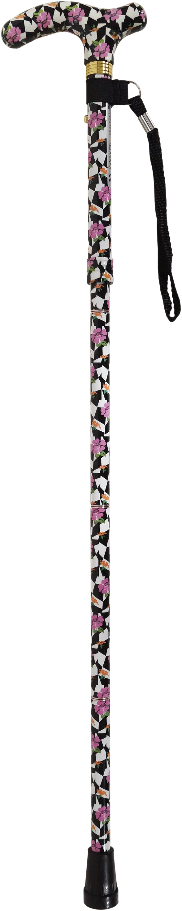 Deluxe Folding Walking Cane - VP155TKD